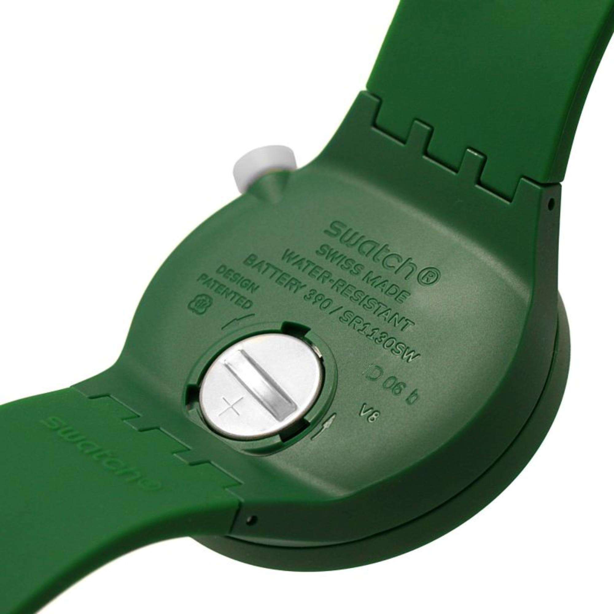 Swatch CAMOFLOWER GREEN Big Bold Bioceramic Uhr SB05G104