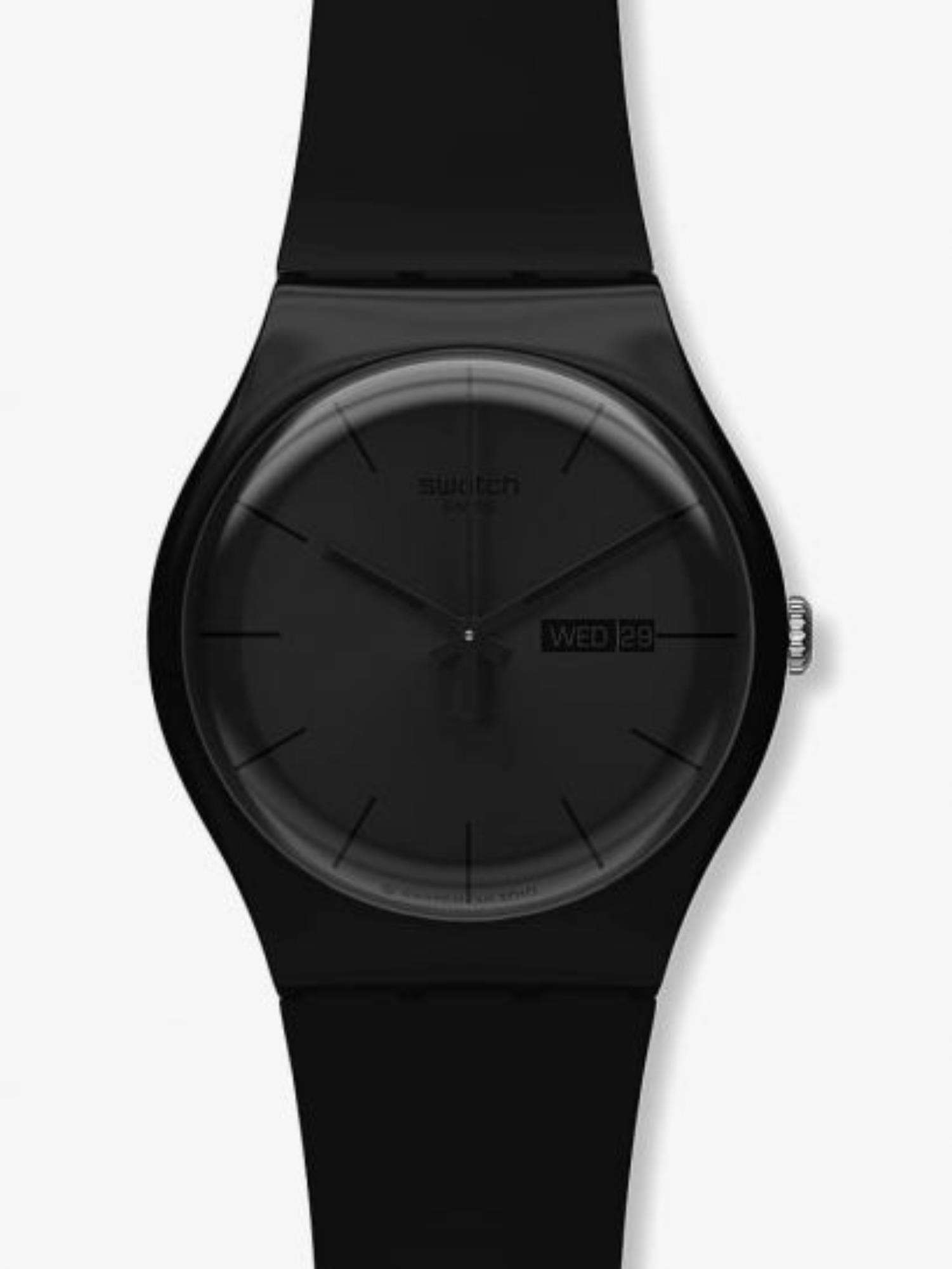 Swatch BLACK REBEL AGAIN Neue Gent Uhr SO29B706