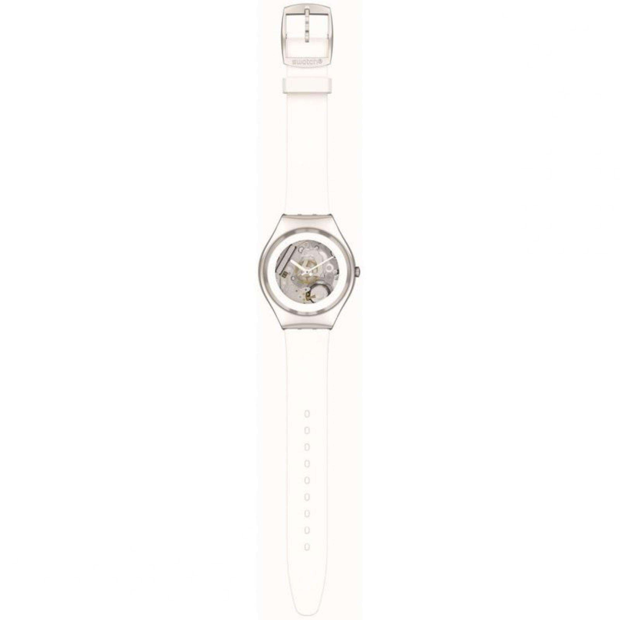 Swatch PURE WHITE IRONY Herren Uhr SYXS138