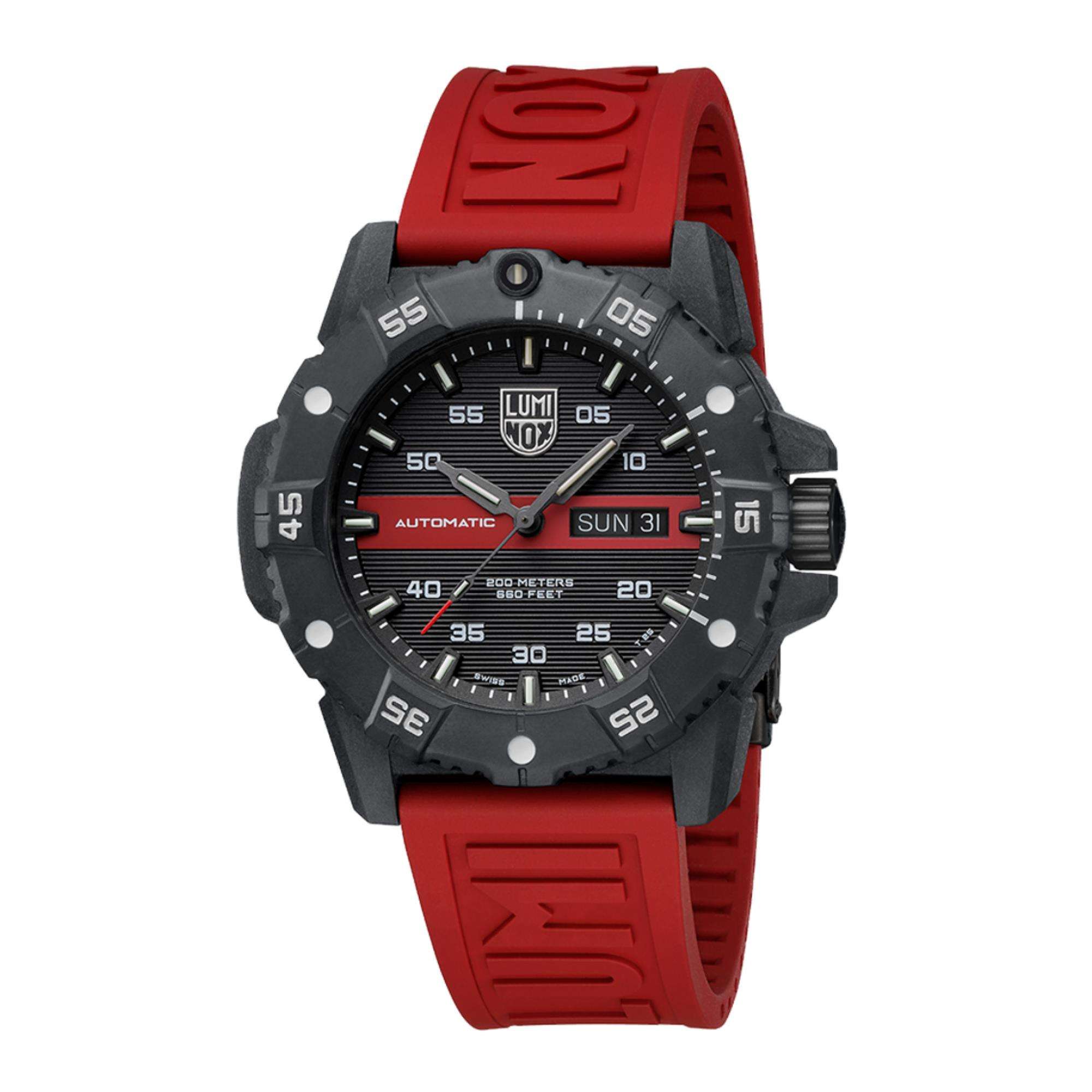 LUMINOX MASTER CARBON SEAL Schwarzes Zifferblatt AUTOMATIK 3860 SERIE XS.3876.RB