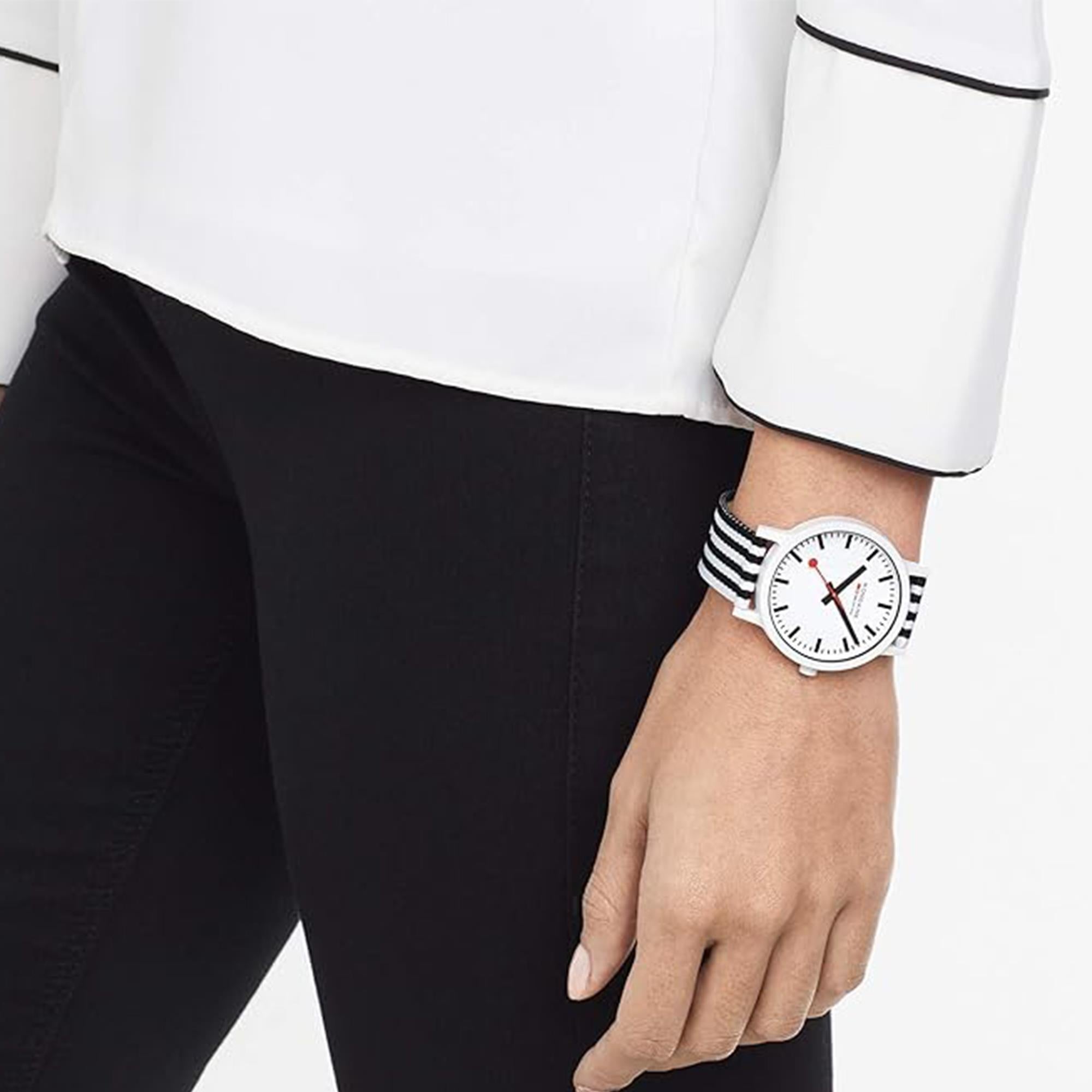Mondaine Essence Quartz White Dial PET Watch MS1.41110.LA