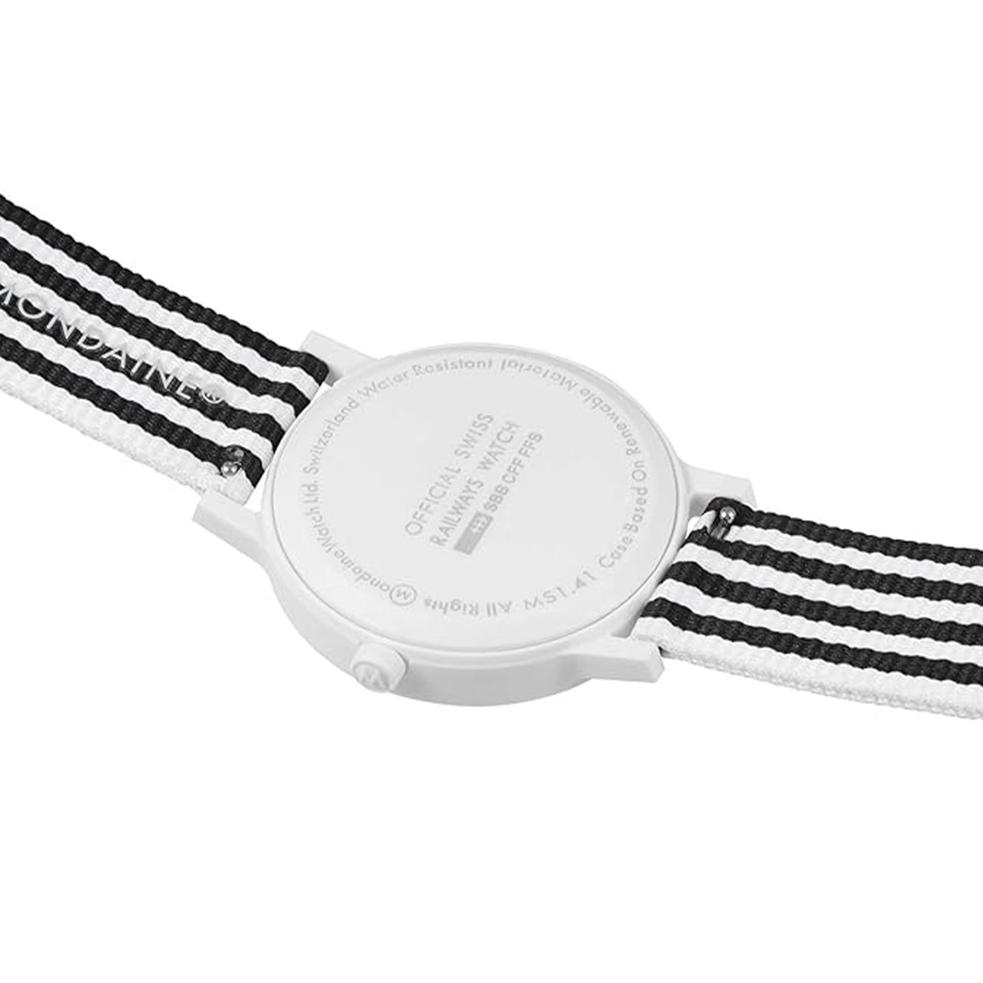 Mondaine Essence Quartz White Dial PET Watch MS1.41110.LA