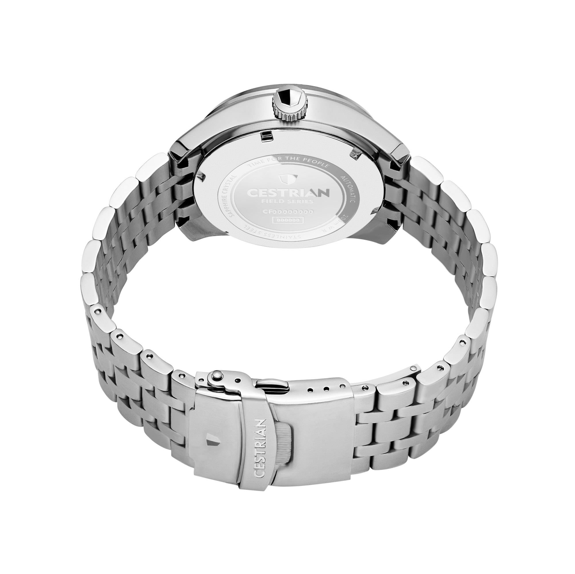 Cestrian Field Series Automatic Grey Dial Stainless Steel Men's Watch CF921B0660