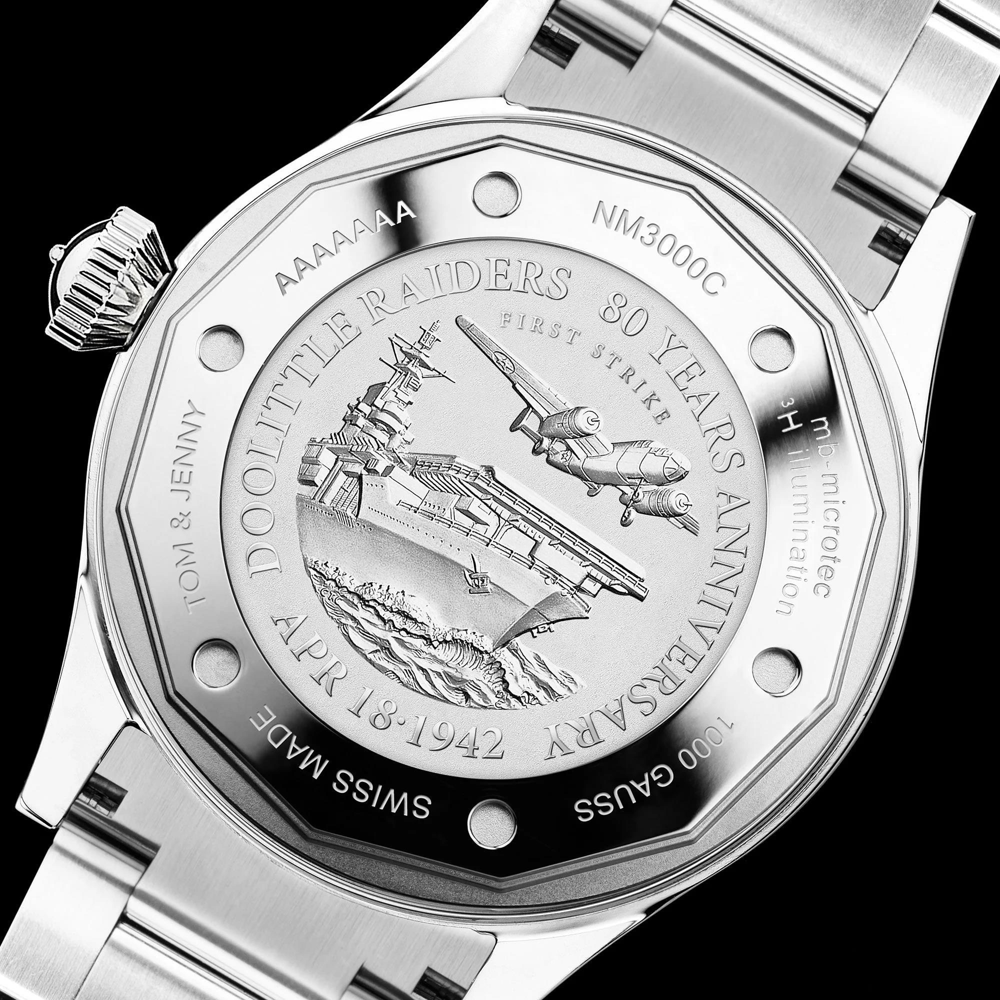 Ball Engineer Master II Doolittle Raiders Édition Limitée Automatique Cadran Vert Bracelet Acier Inoxydable Montre Homme NM3000C-S1-GRR