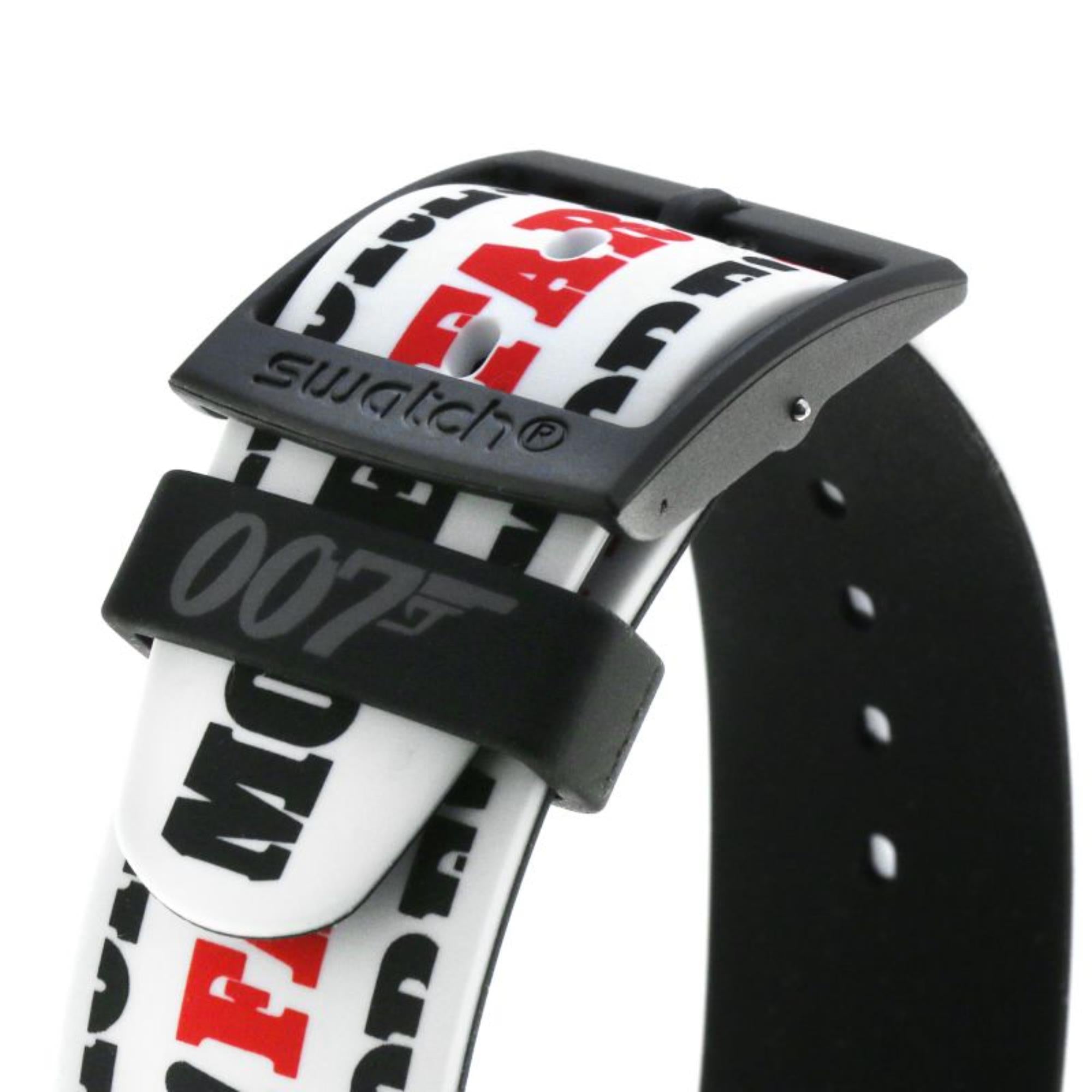 Swatch James Bond On her Majesty's Secret Service 1969 Limited Special Edition Multicolour Dial NATO Strap Unisex Watch SUOZ715