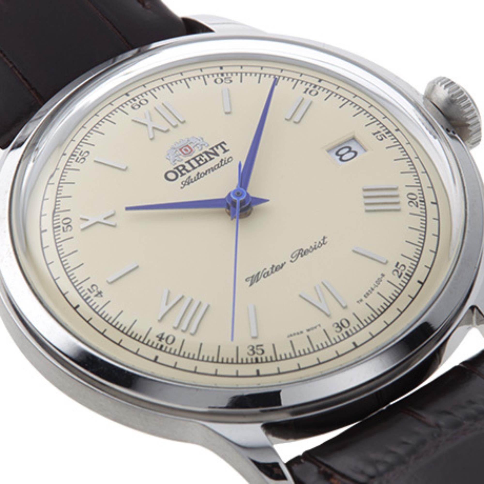 Orient Bambino Version 2 Automatic Leather Strap Men's Watch FAC00009N0