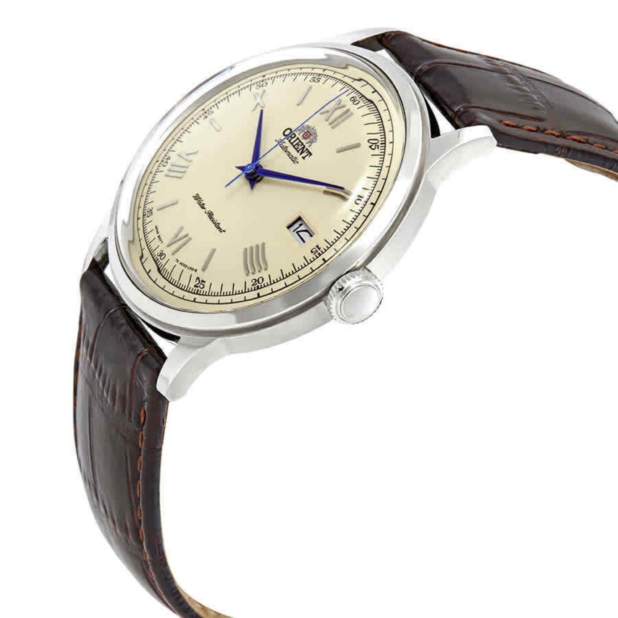 Orient Bambino Version 2 Automatic Leather Strap Men's Watch FAC00009N0