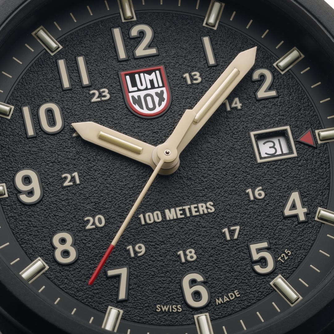 Luminox Atacama Field 43mm Black Dial Rubber Mens Quartz Watch XL.1970.SET