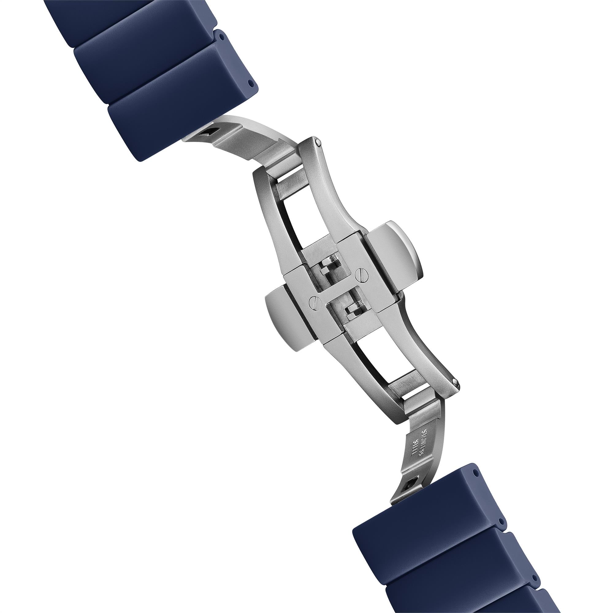 Braun Quartz Classic Blue Dial Navy Bracelet Watch BN0171NVNVG