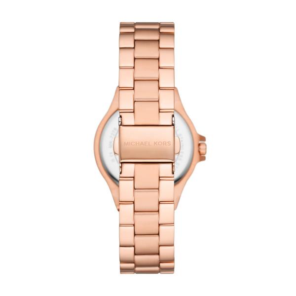 Michael Kors Mini Lennox Quartz Pearlescent Dial Steel Strap Women's Watch MK7279
