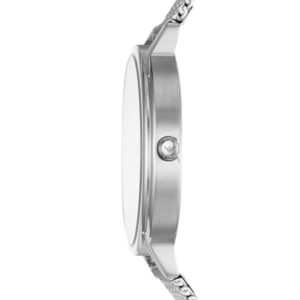 Emporio Armani Kappa 32mm Silver Dial Steel Ladies Quartz Watch AR11128