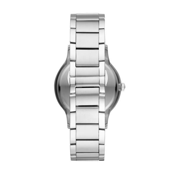 Emporio Armani Renato 43mm Black Dial Steel Mens Quartz Watch  AR11181