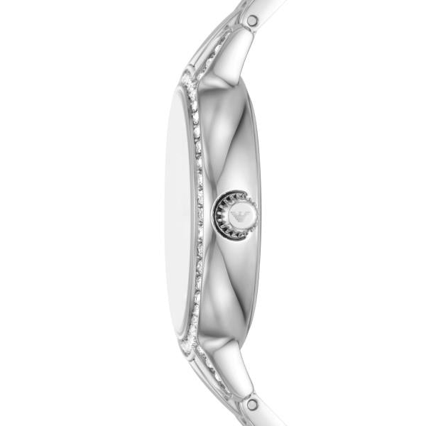 Emporio Armani Cleo 32mm Mother of Pearl Dial Ladies Quartz Watch AR11484