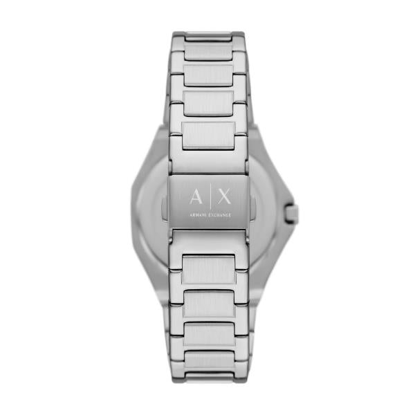 Armani Exchange Andrea 34mm Silver Dial Steel Ladies Quartz Watch AX4606