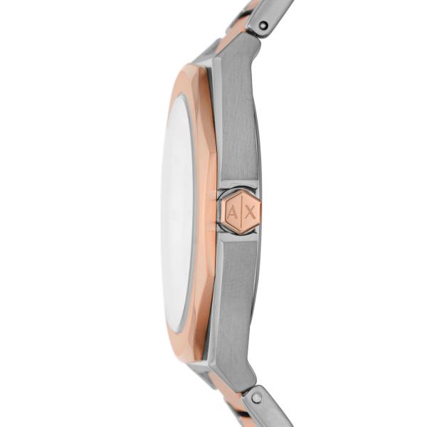 Armani Exchange Andrea 34mm Silver Dial Steel Ladies Quartz Watch AX4607