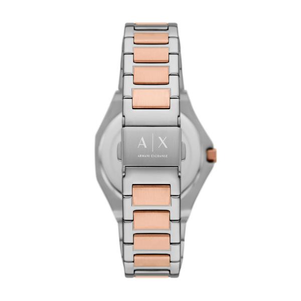 Armani Exchange Andrea 34mm Silver Dial Steel Ladies Quartz Watch AX4607