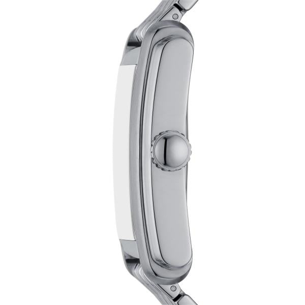 Fossil Carraway 30mm Silver Dial Steel Mens Quartz Watch FS6008