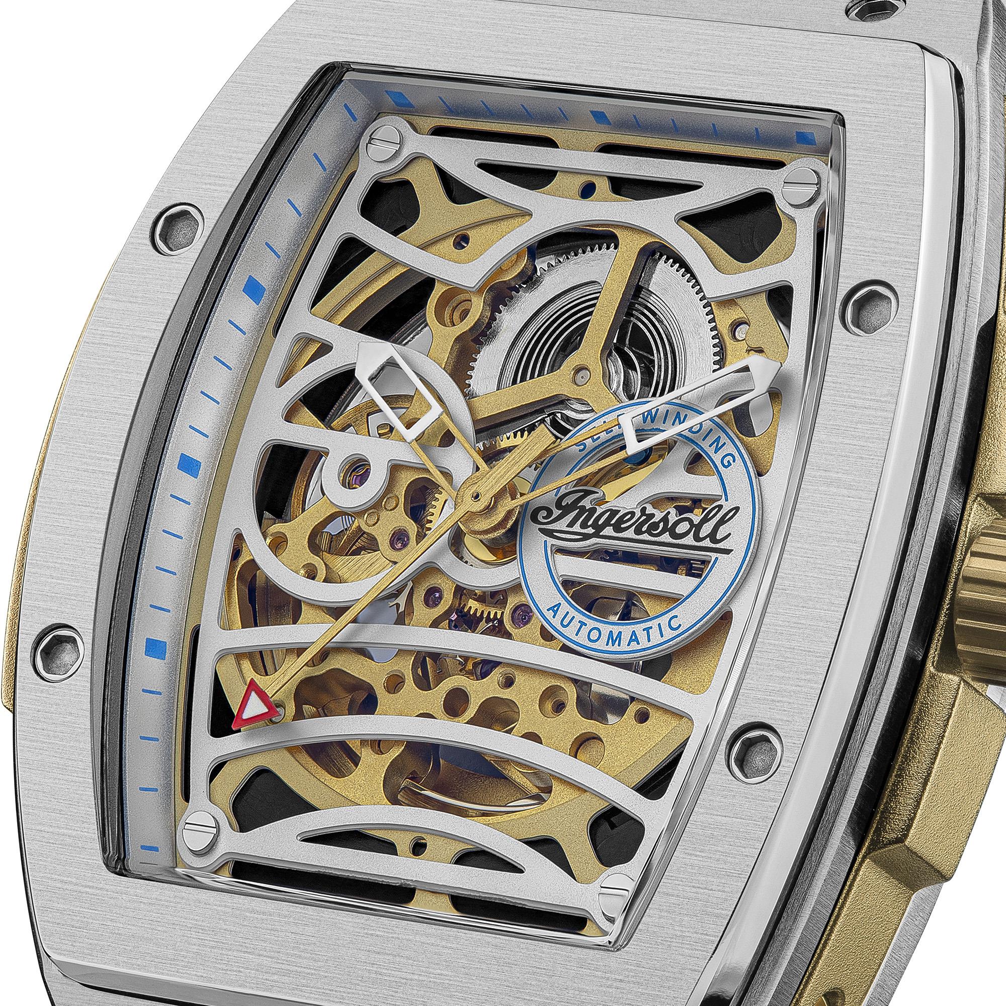 Ingersoll Der Herausforderer Automatik Weißes Zifferblatt Weißes PU-Armband Herren Uhr I12309
