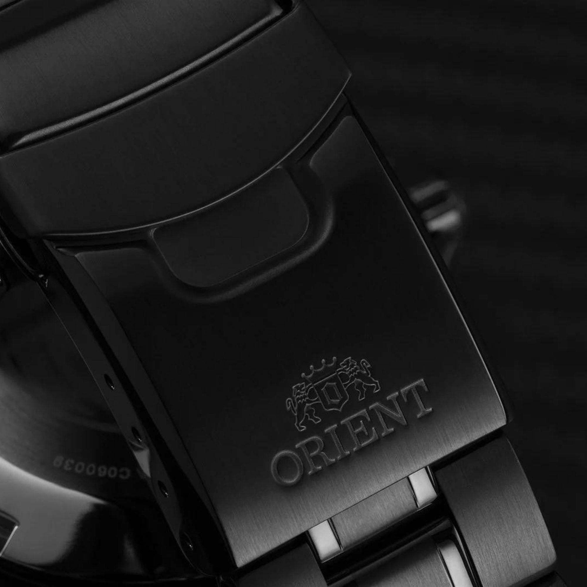 Orient Ray Raven II 41mm Black Dial Steel Mens Automatic Watch FAA02003B9