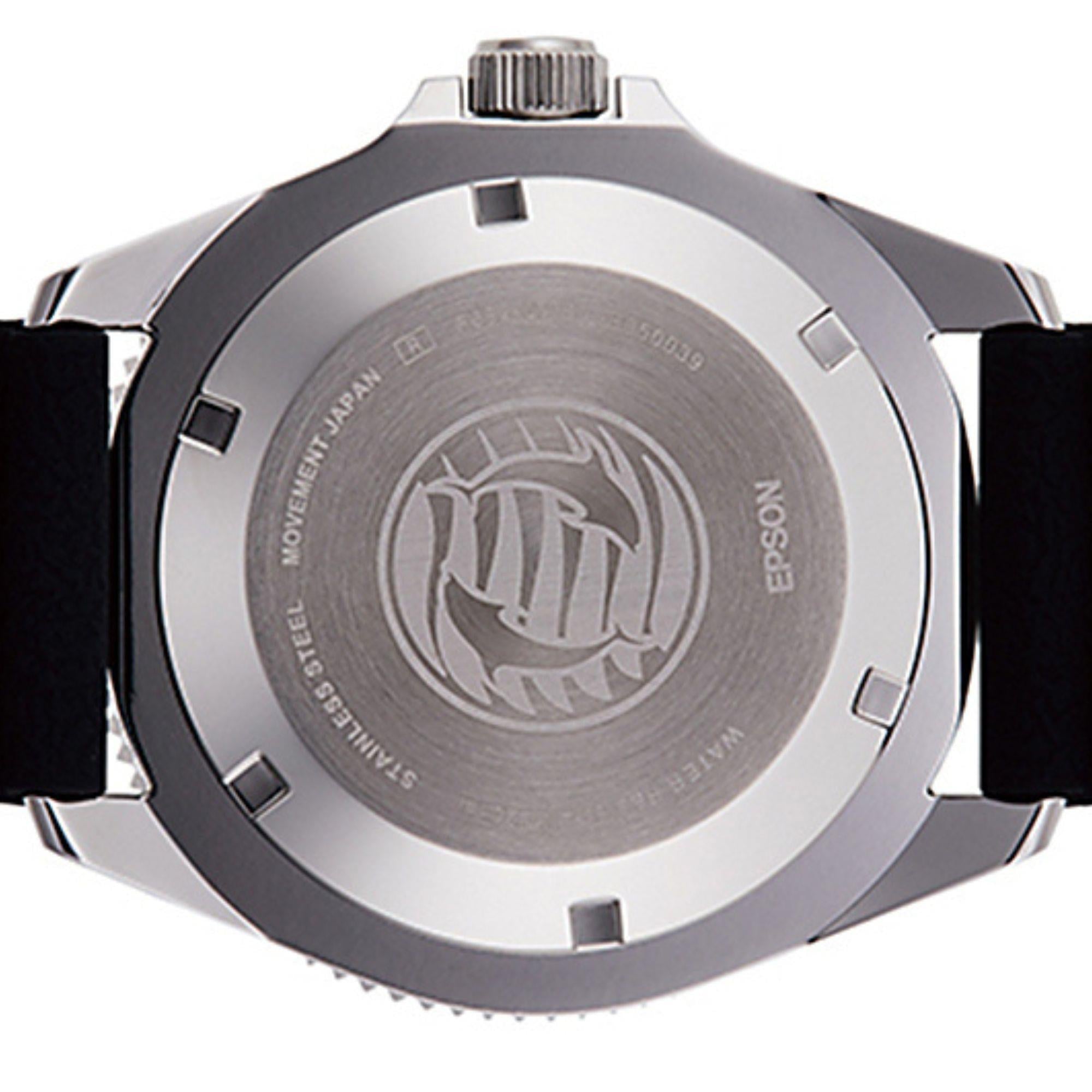 Orient Mako III 44mm Black Dial Silicone Mens Automatic Watch RA-AA0011B19B