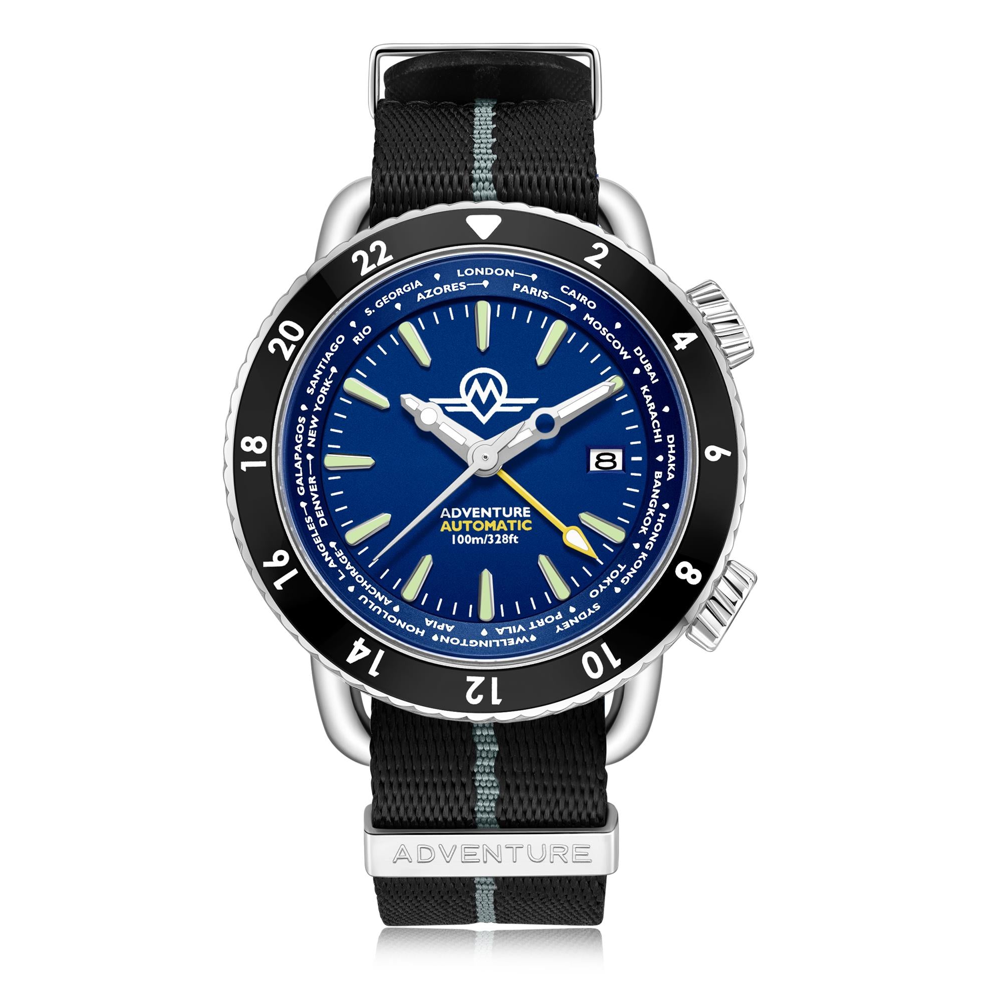 Monro Adventure Deep Sea Blue Dial Automatic Men's Watch MA-2