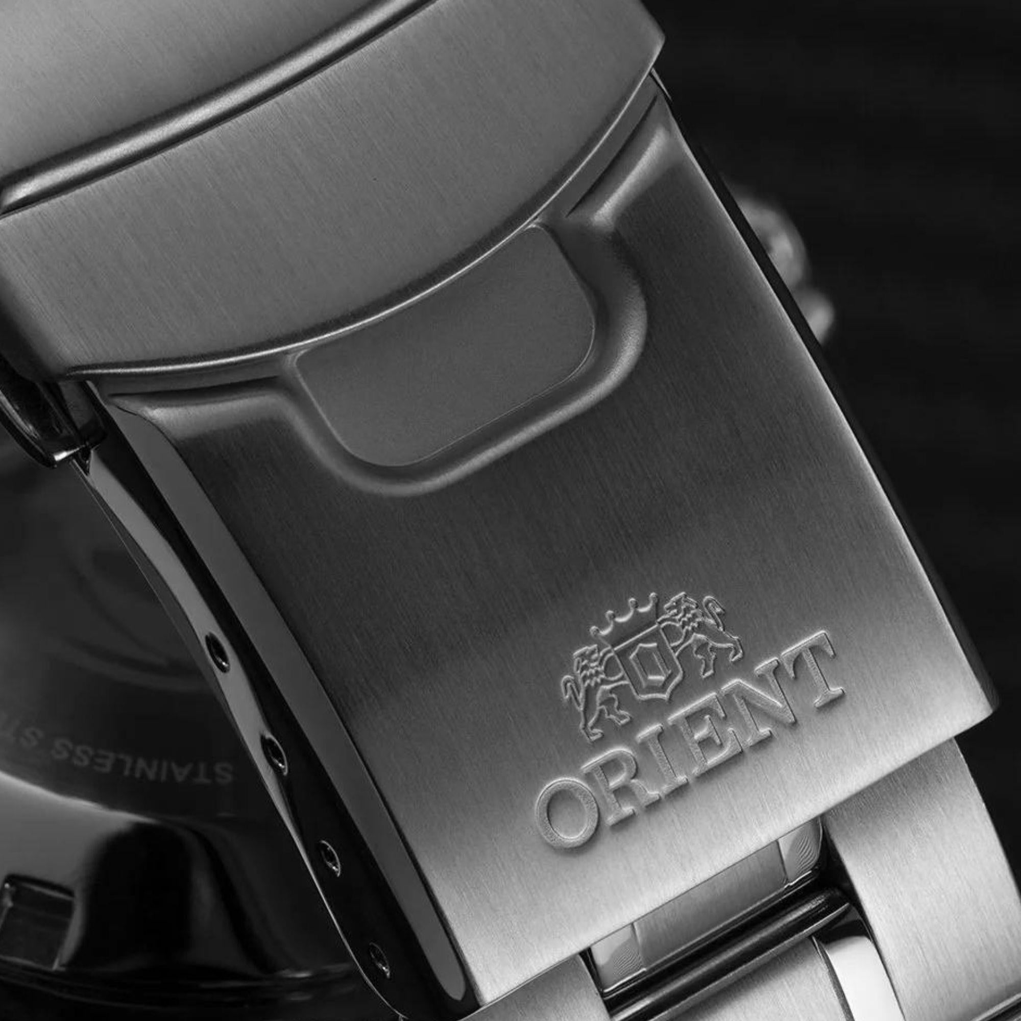 Orient Ray II 42mm Blue Dial Steel Mens Automatic Watch FAA02005D9