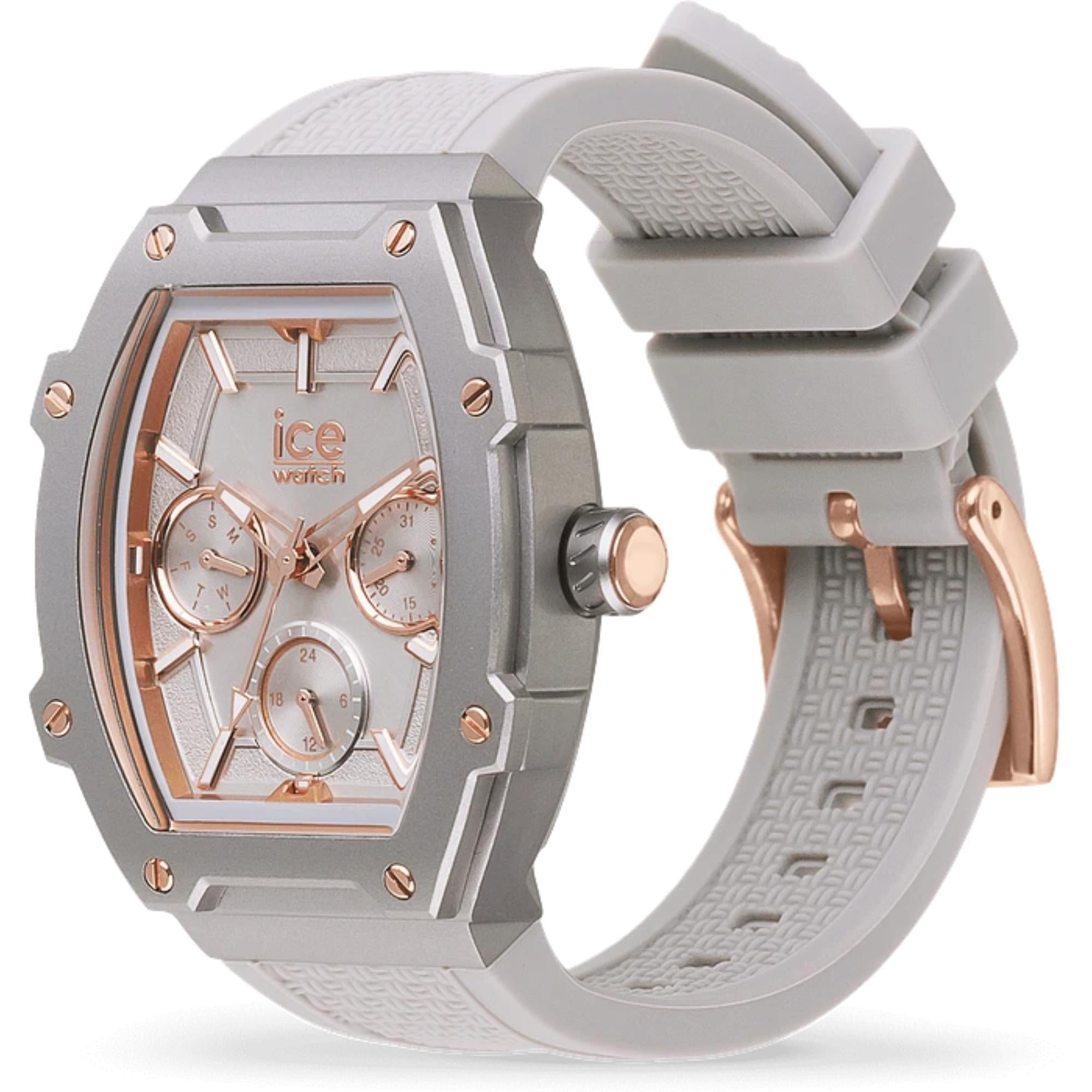 ICE Boliday Grey Shades Grey Dial Silicone Strap Watch 022862