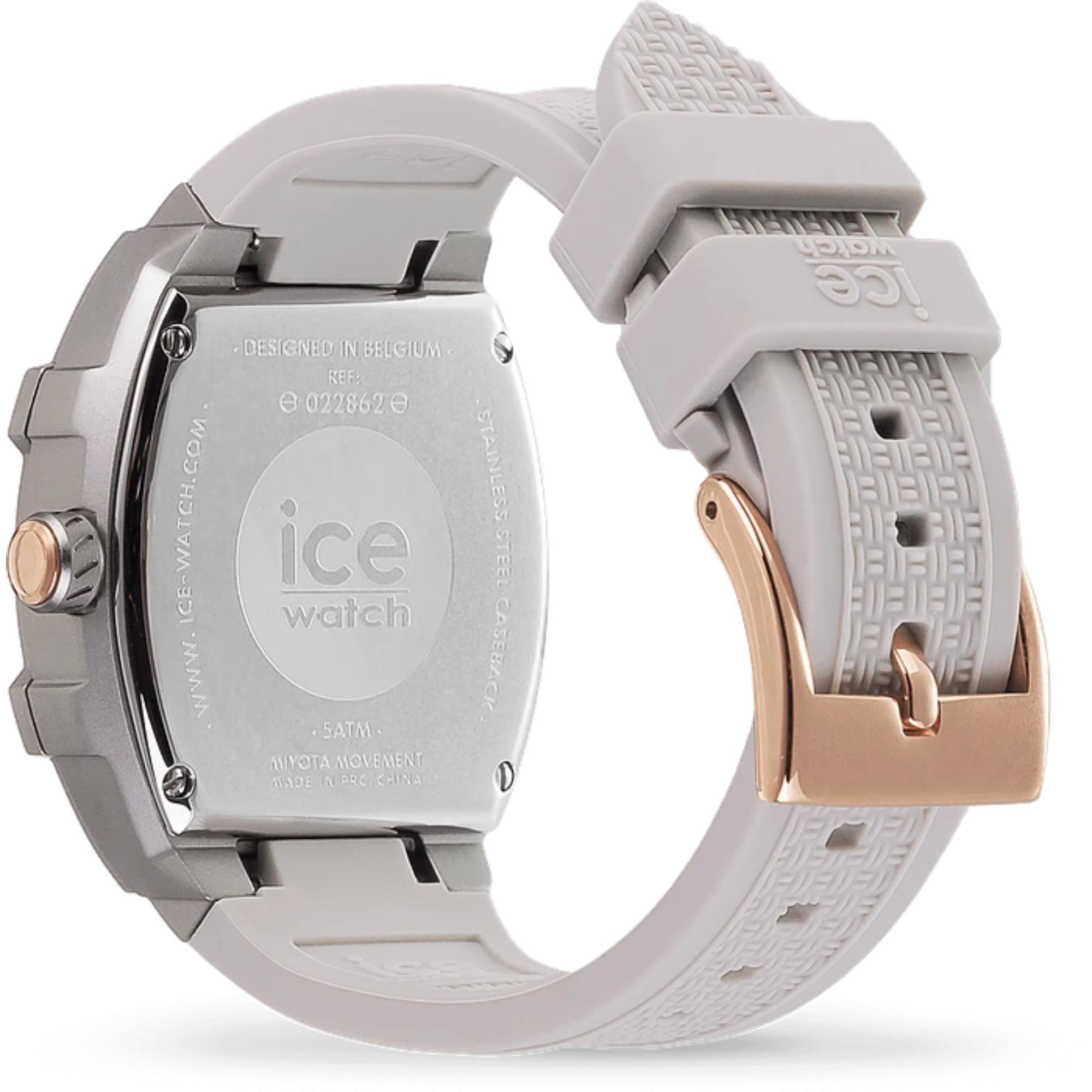 ICE Boliday Grey Shades Grey Dial Silicone Strap Watch 022862