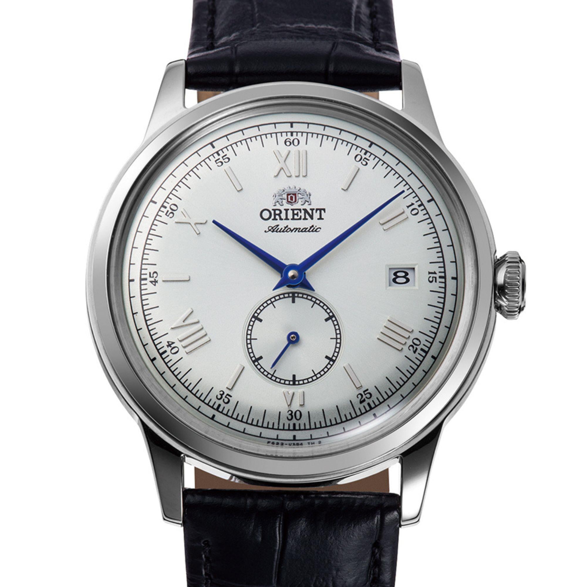 Orient Bambino Small Seconds 38mm White Dial Leather Strap Men’s Watch Ex-Display RA-AP0104S30B-EX