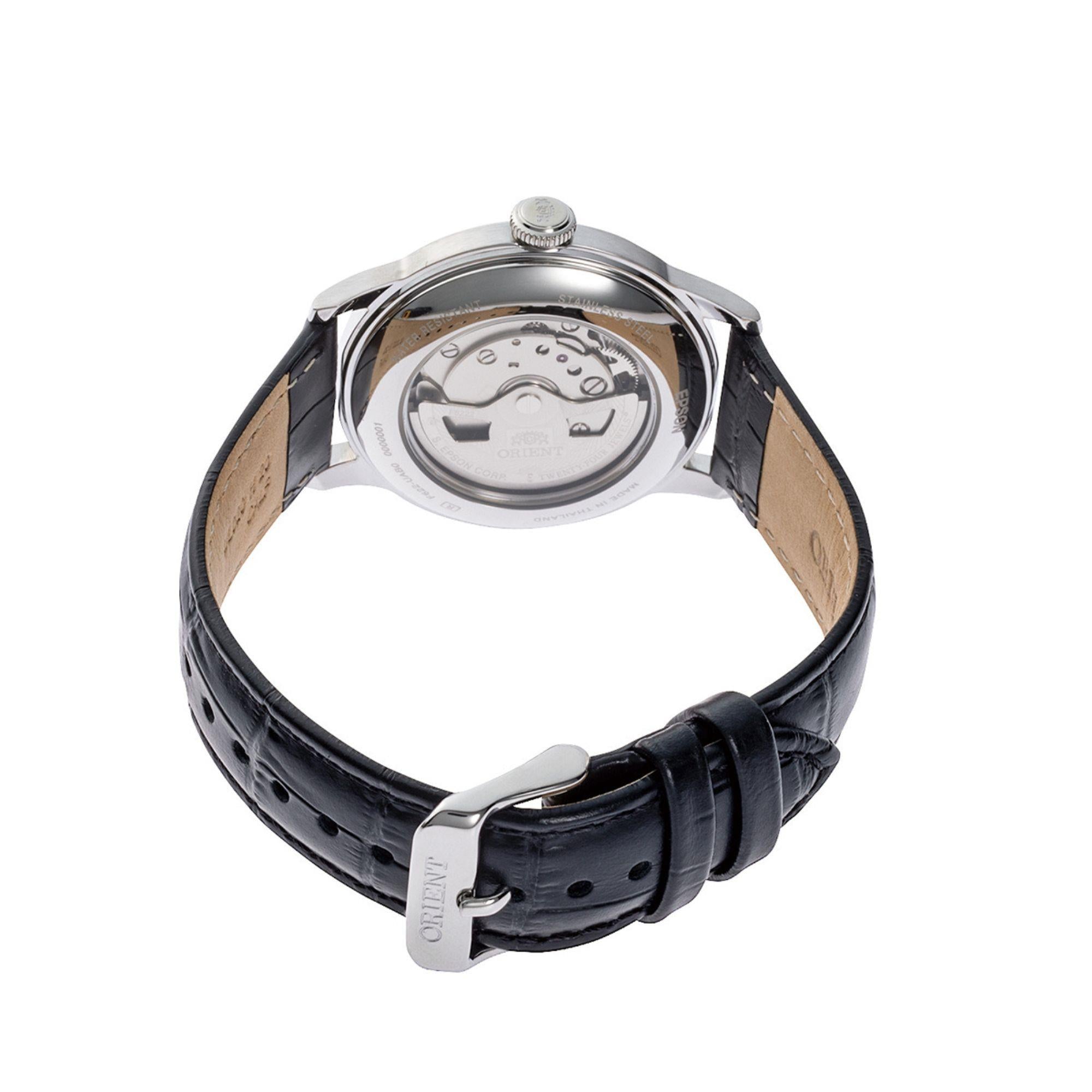 Orient Bambino Small Seconds 38mm White Dial Leather Strap Men’s Watch Ex-Display RA-AP0104S30B-EX