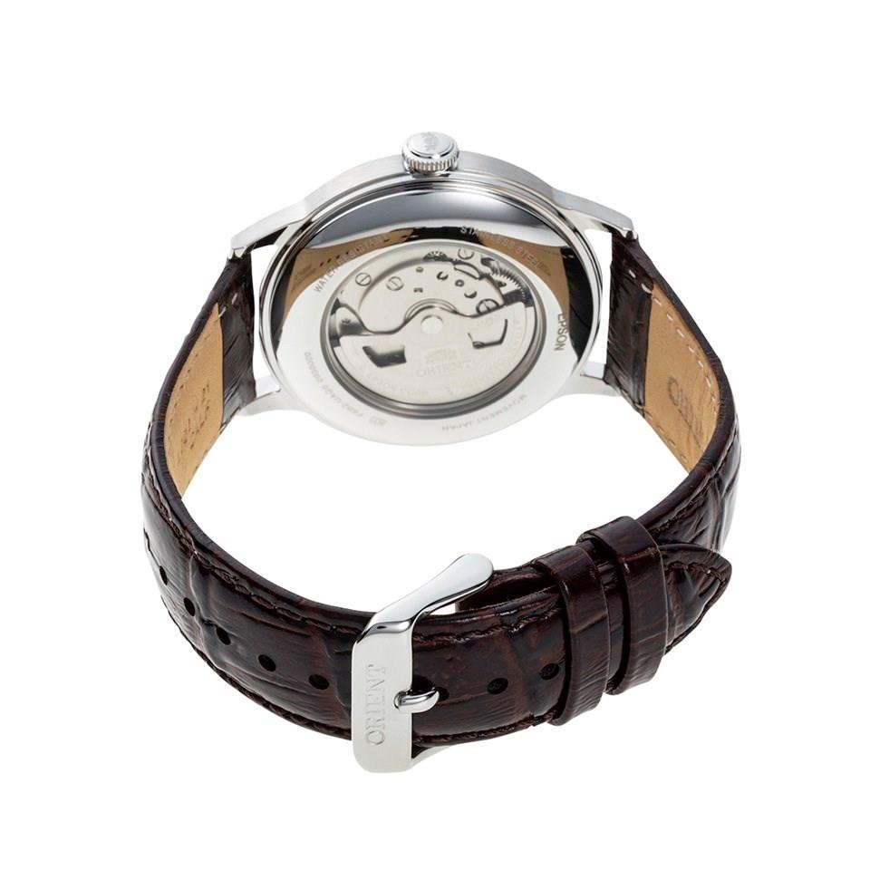 Orient Bambino 40mm Sub Dials Red Dial Leather Mens Automatic Watch RA-AK0705R10B