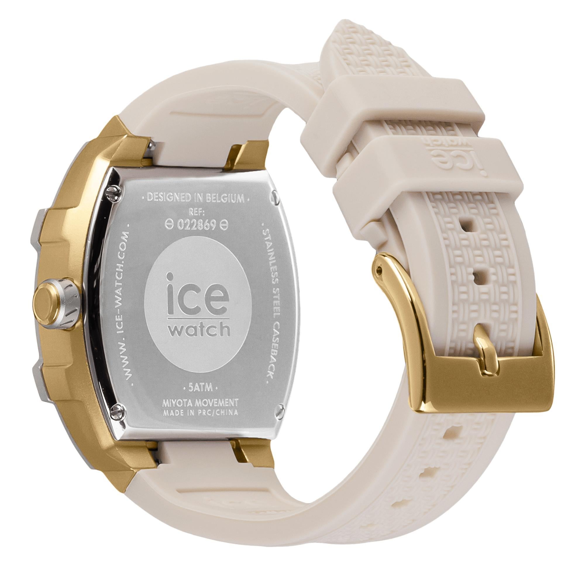 ICE Boliday Almond Skin Beige Dial Silicone Strap Watch 022869