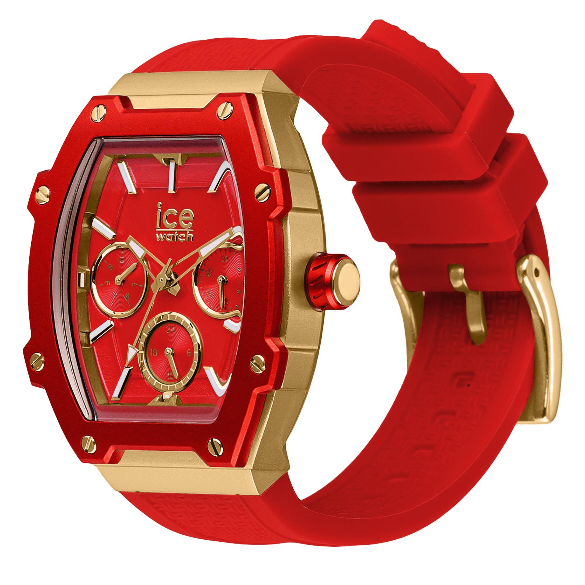 ICE Boliday Passion Red Dial Silicone Strap Watch 022870