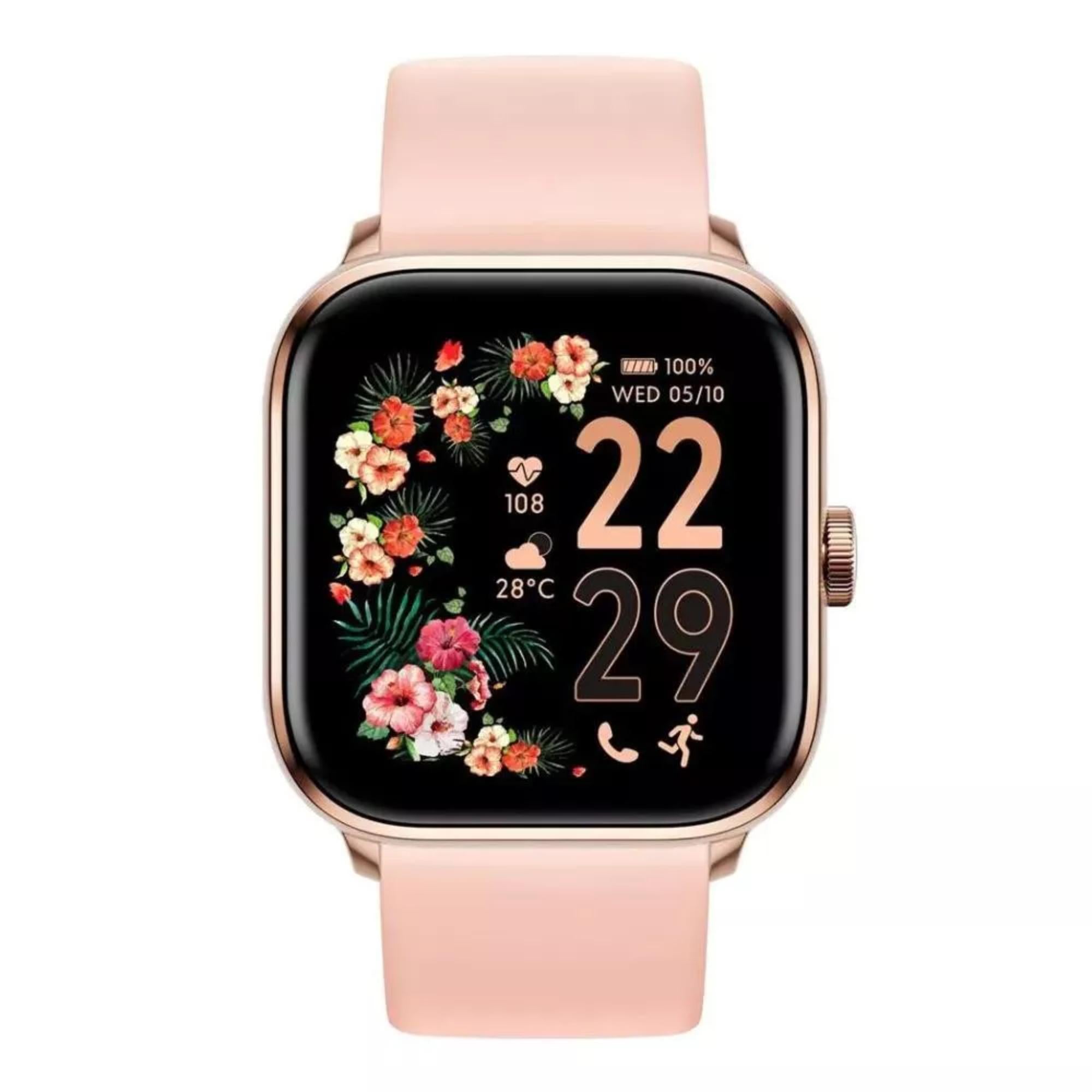 ICE Smart 2.0 Rose Gold Nude 1.7 AMOLED Digital Silicone Strap Women's Watch 023067