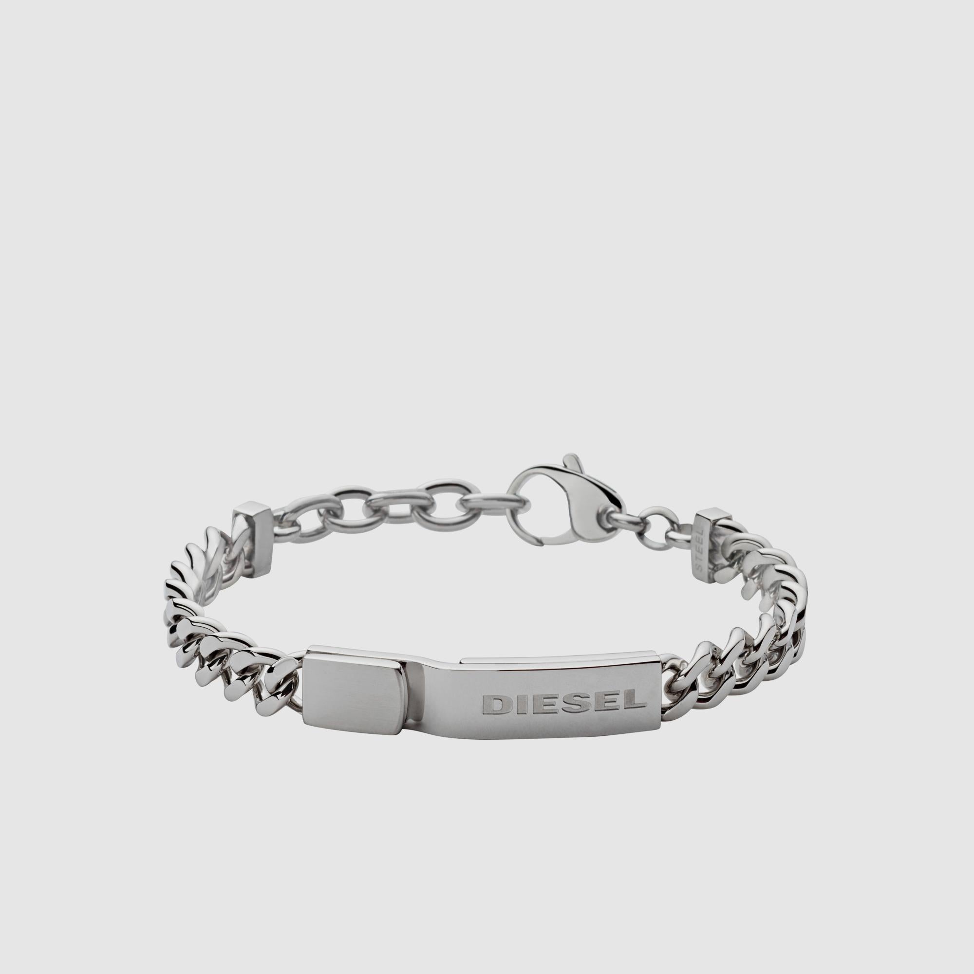 Diesel Stacked Stainless-Steel Bracelet Men’s DX0966040