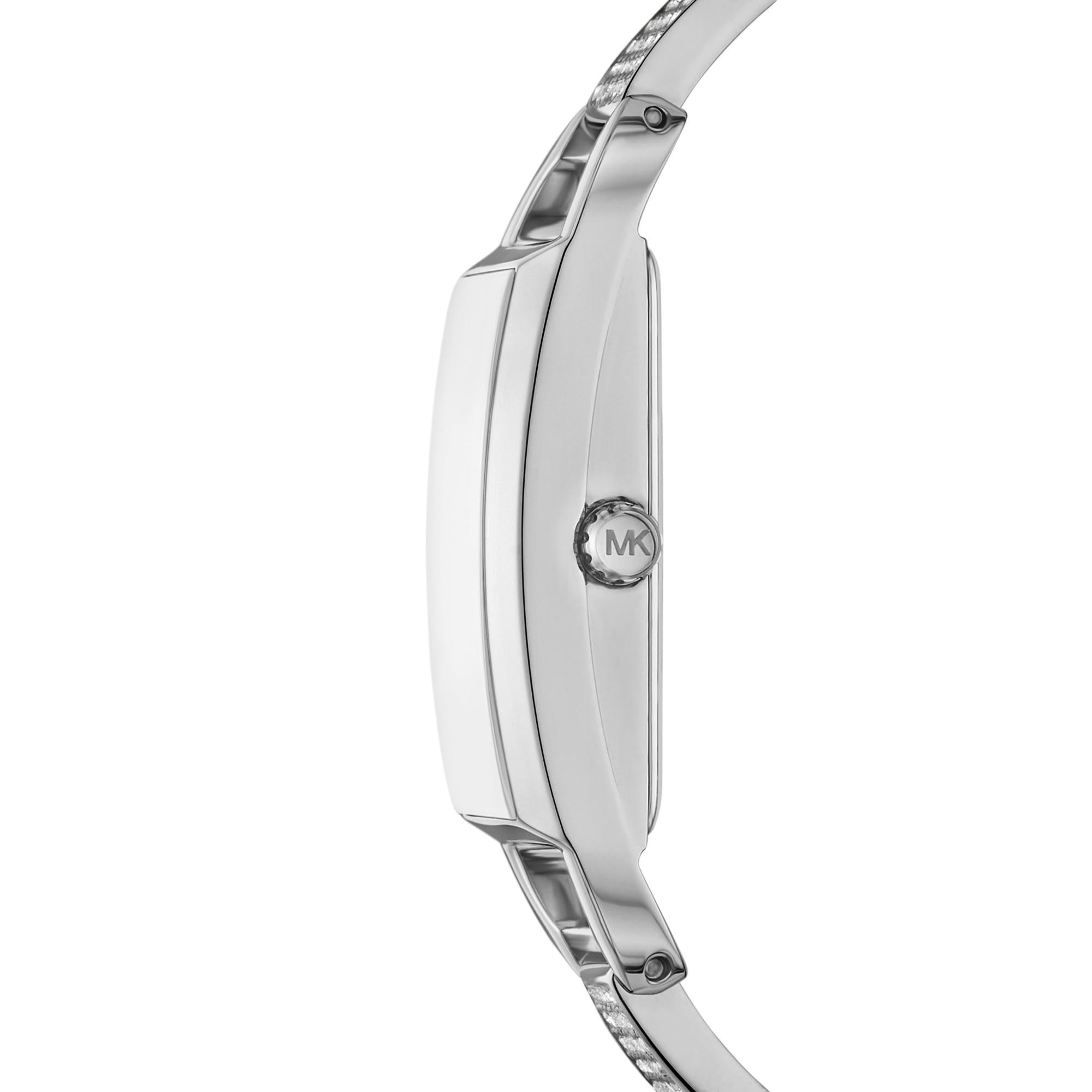 Michael Kors MK Empire Silber Zifferblatt Stahlarmband Damenuhr MK4841