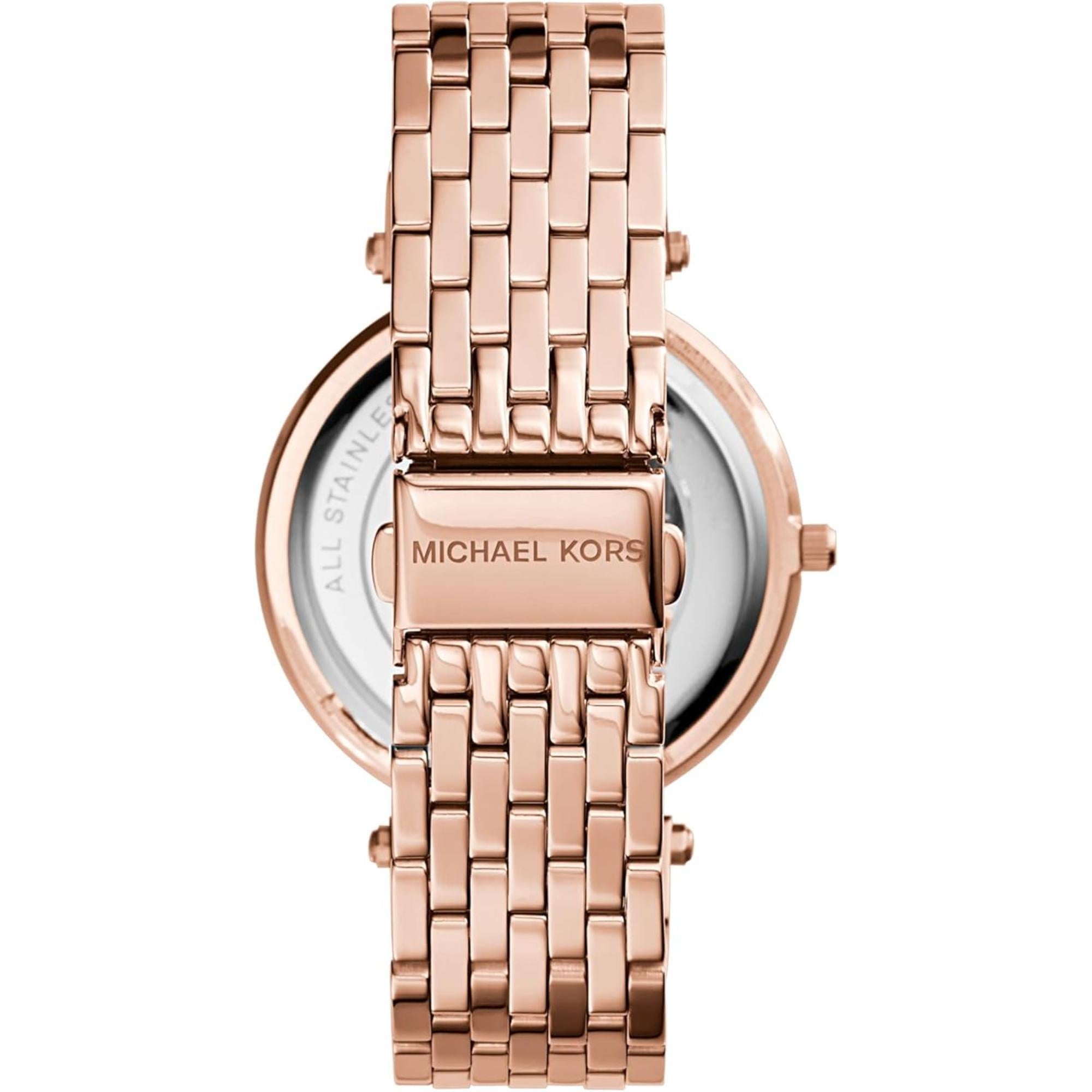 Michael Kors Darci Glitz Rose-Gold Dial Steel Strap  Women’s Watch MK3192