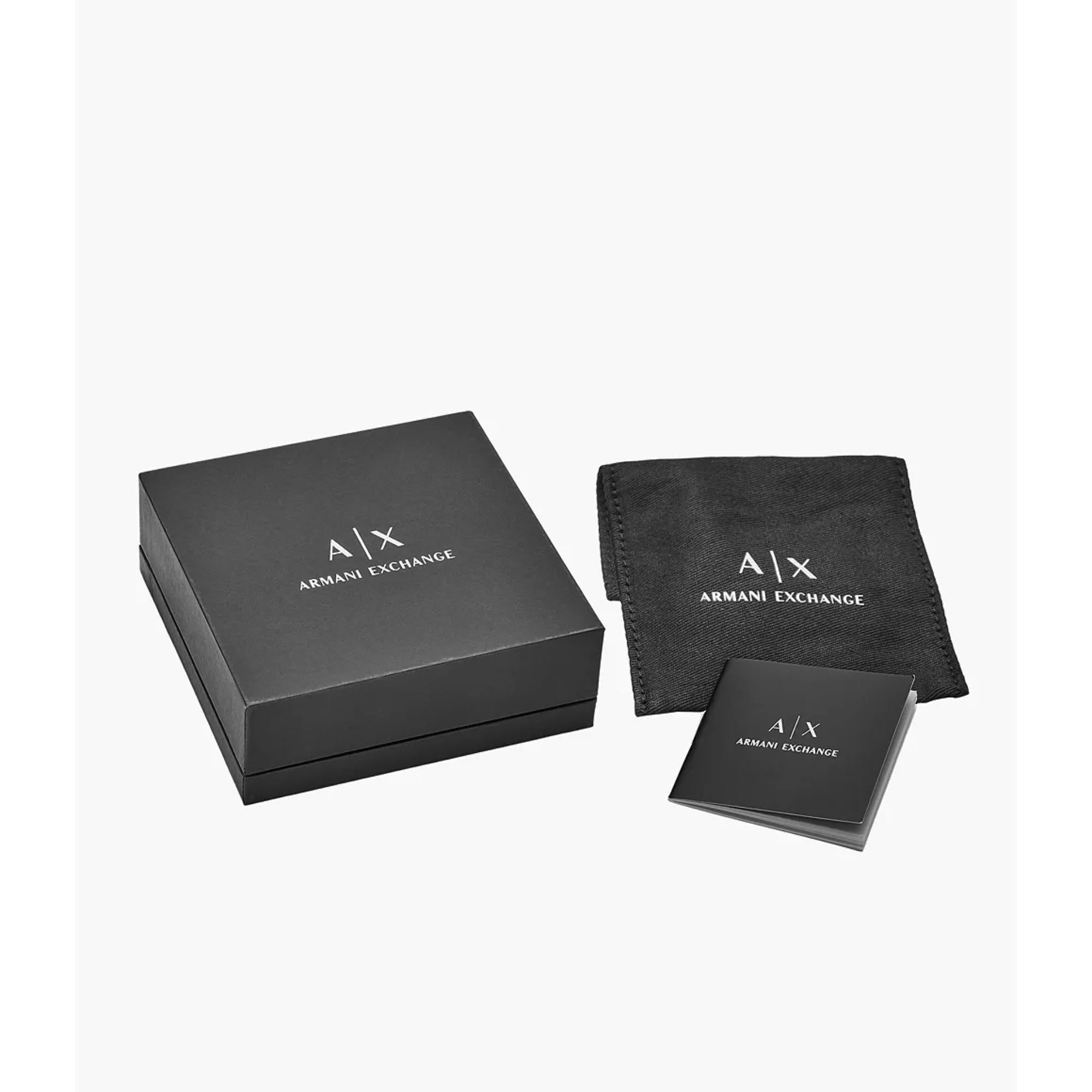 Armani Exchange Gold-Tone Stainless Steel Chain Bracelet AXG0046710