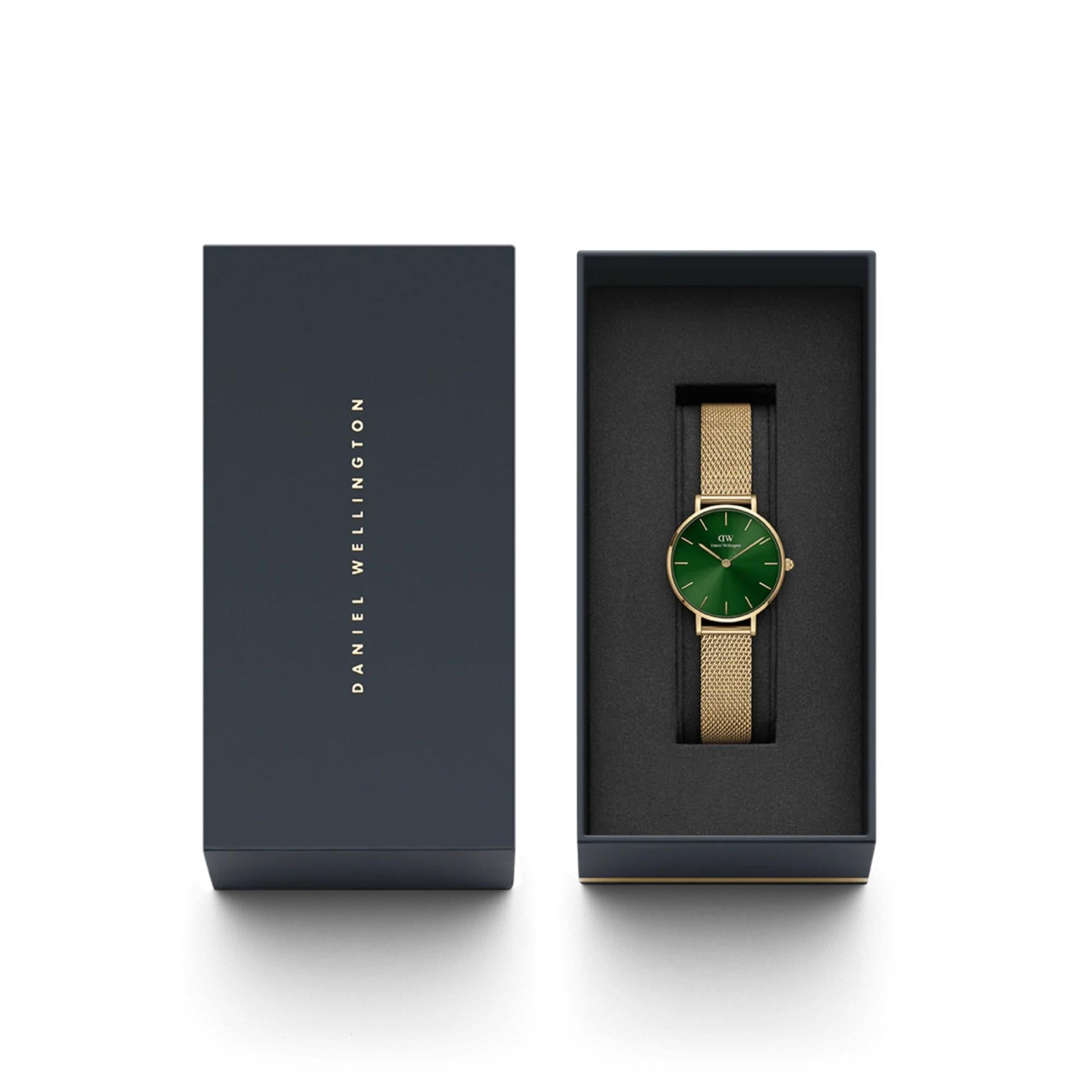 Daniel Wellington Petite 36mm Green Dial Steel Ladies Quartz Watch DW00100481