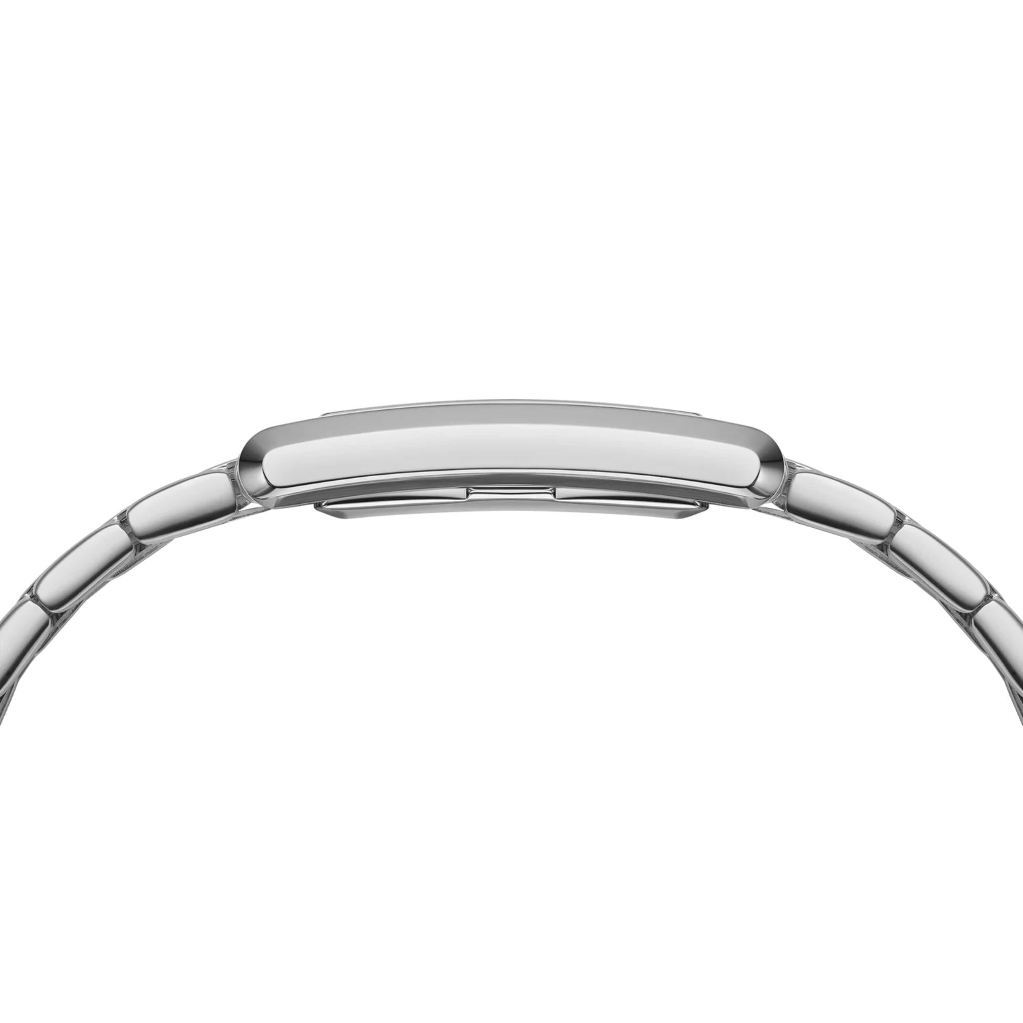 Daniel Wellington Bound 22mm White Dial Steel Ladies Quartz Watch DW00100706