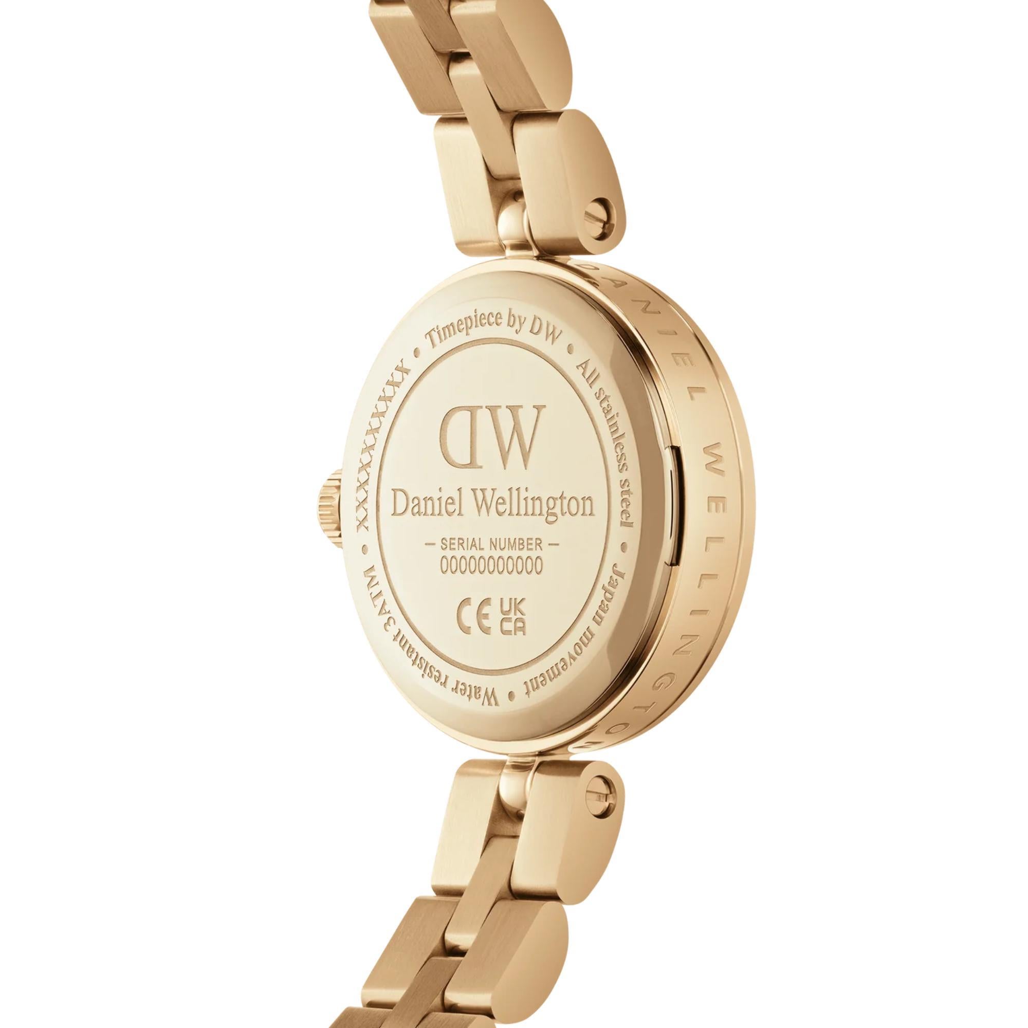 Daniel Wellington Elan 22mm Weißes Zifferblatt Stahl Damen Quarz Uhr DW00100715