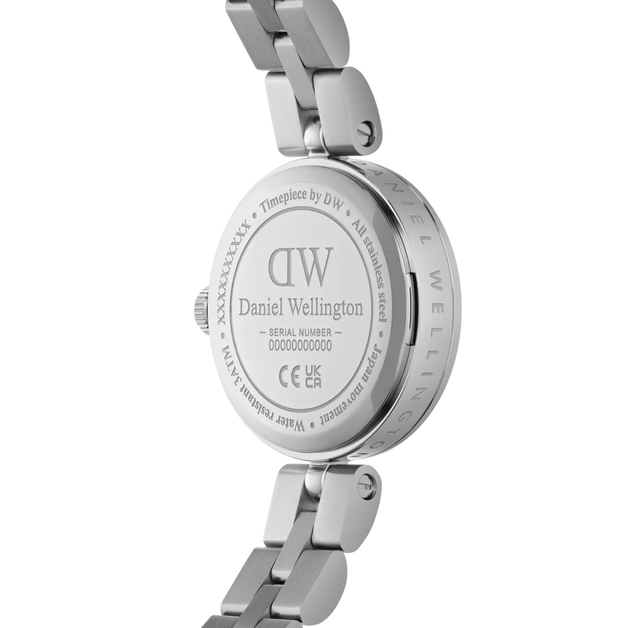 Daniel Wellington Elan 22mm Weißes Zifferblatt Stahl Damen Quarz Uhr DW00100716
