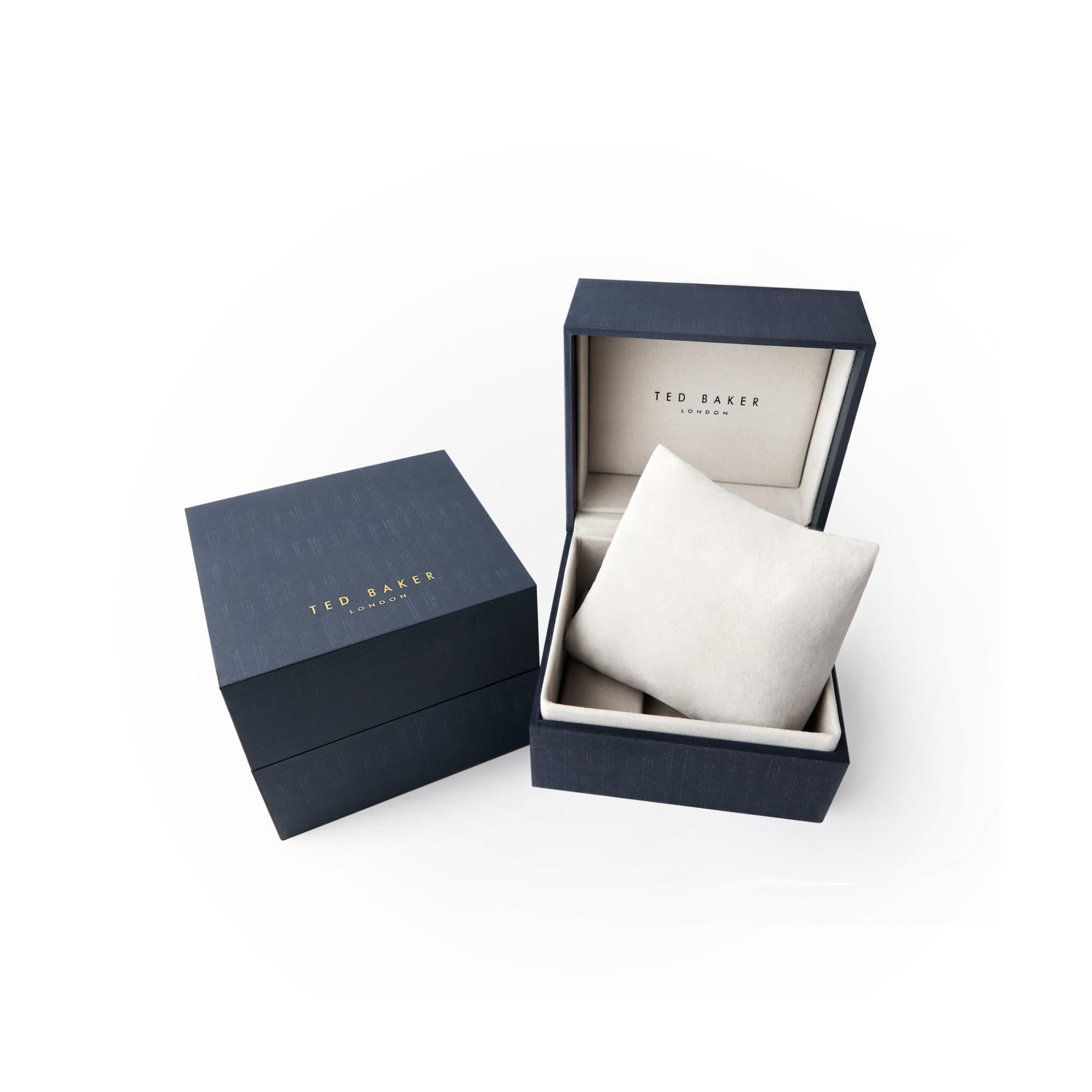 Ted Baker Phylipa Herrenarmbanduhr, tanfarbenes Lederarmband BKPPGF110