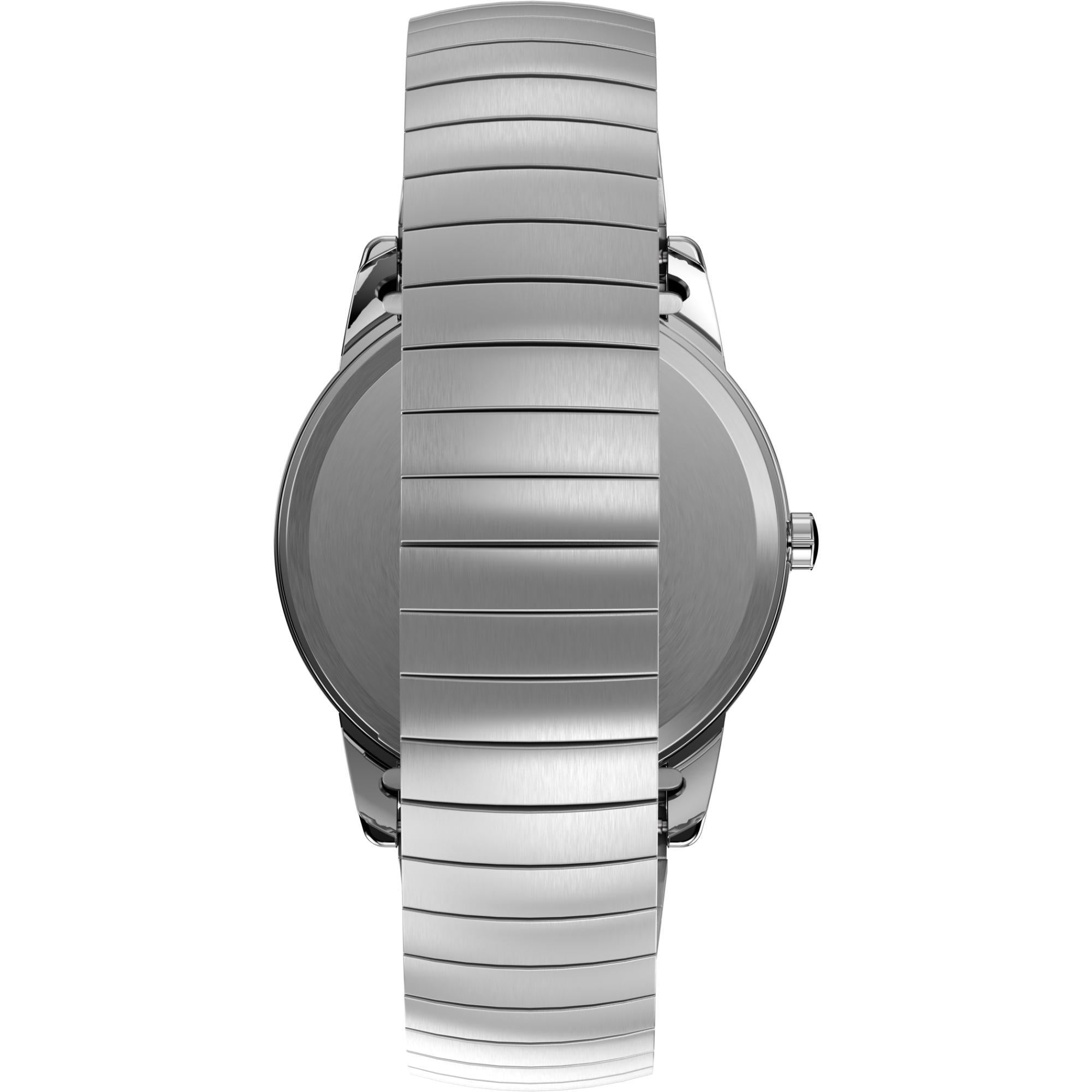 Timex Easy Reader 35mm White Dial Steel Mens Quartz Watch T2H451