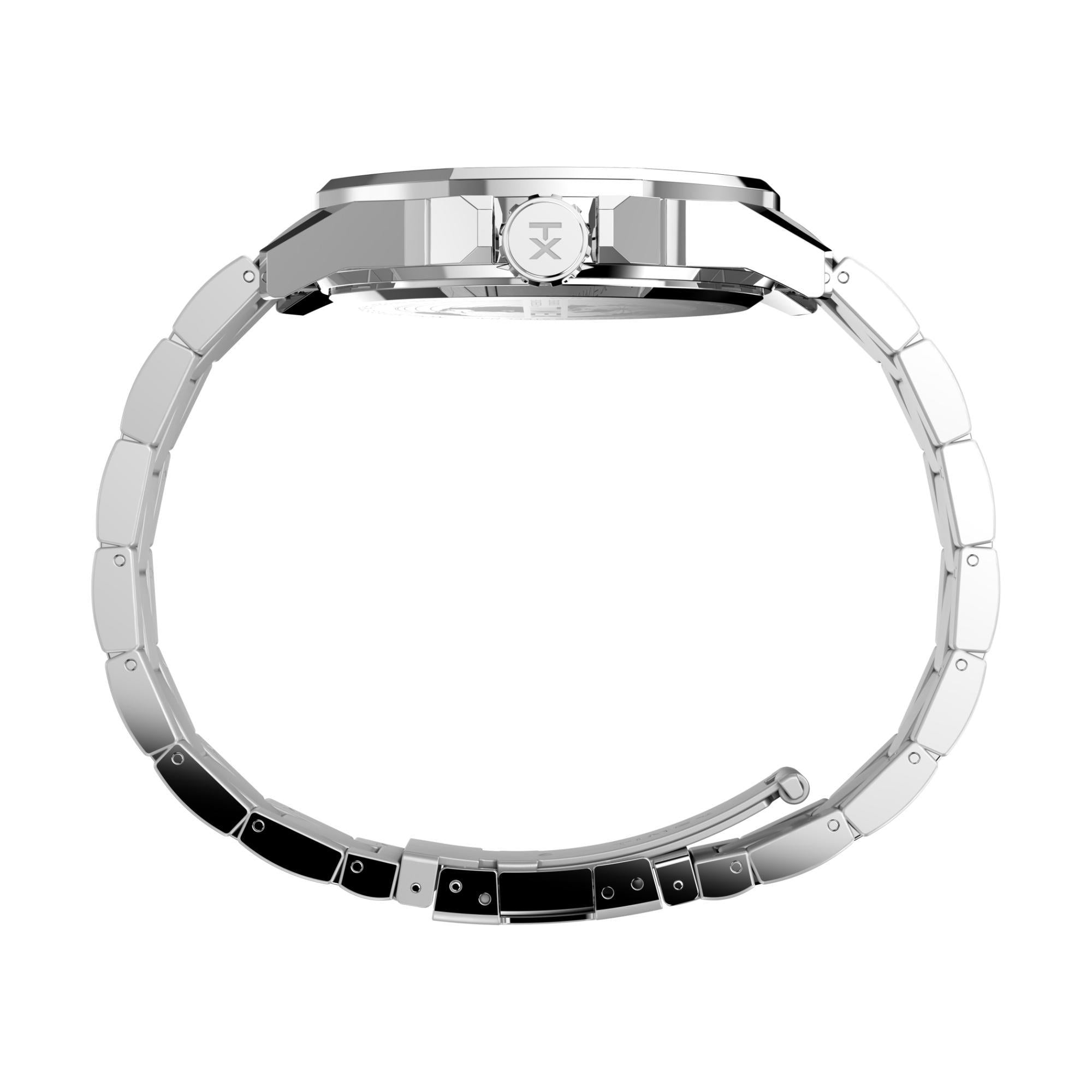 Timex Essex 44mm Grünes Zifferblatt Stahl Herren Quarz Uhr TW2W13900