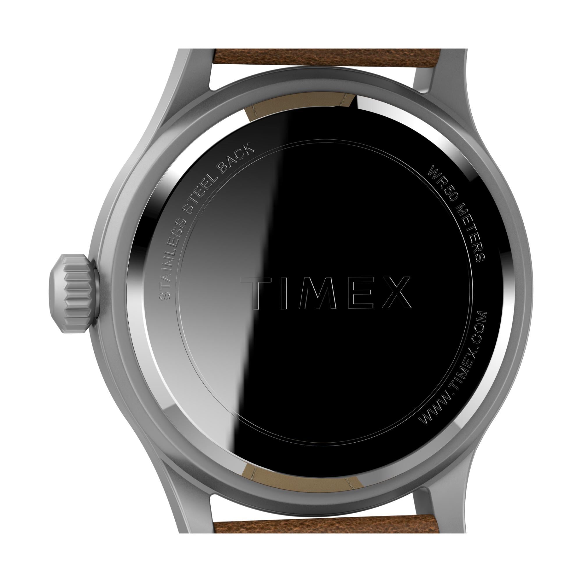 Timex Expedition 40mm Grüne Zifferblatt Leder Herren Quarz Uhr TW4B23000