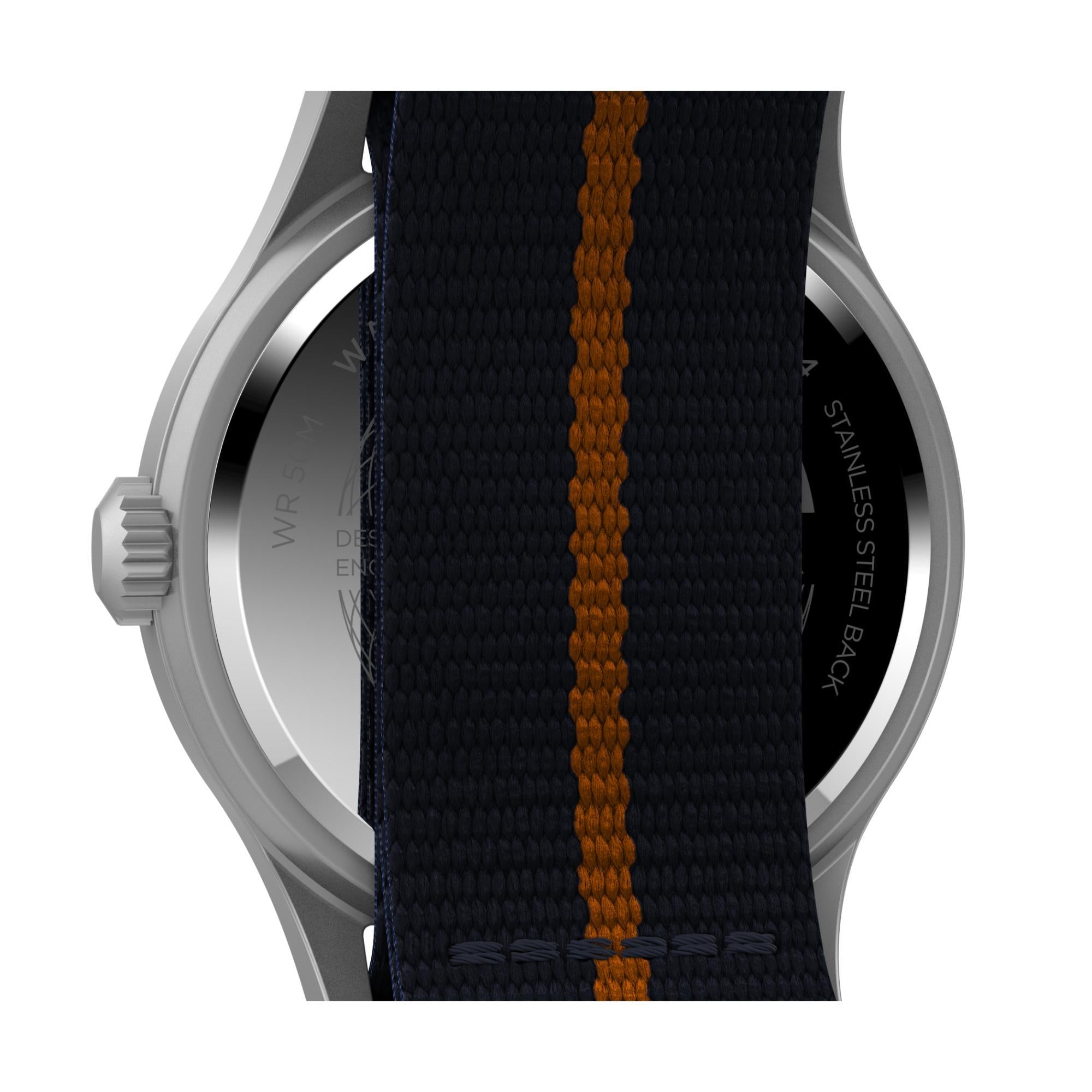 Timex Expedition 40mm White Dial Fabric Mens Quartz Watch TW2V22800