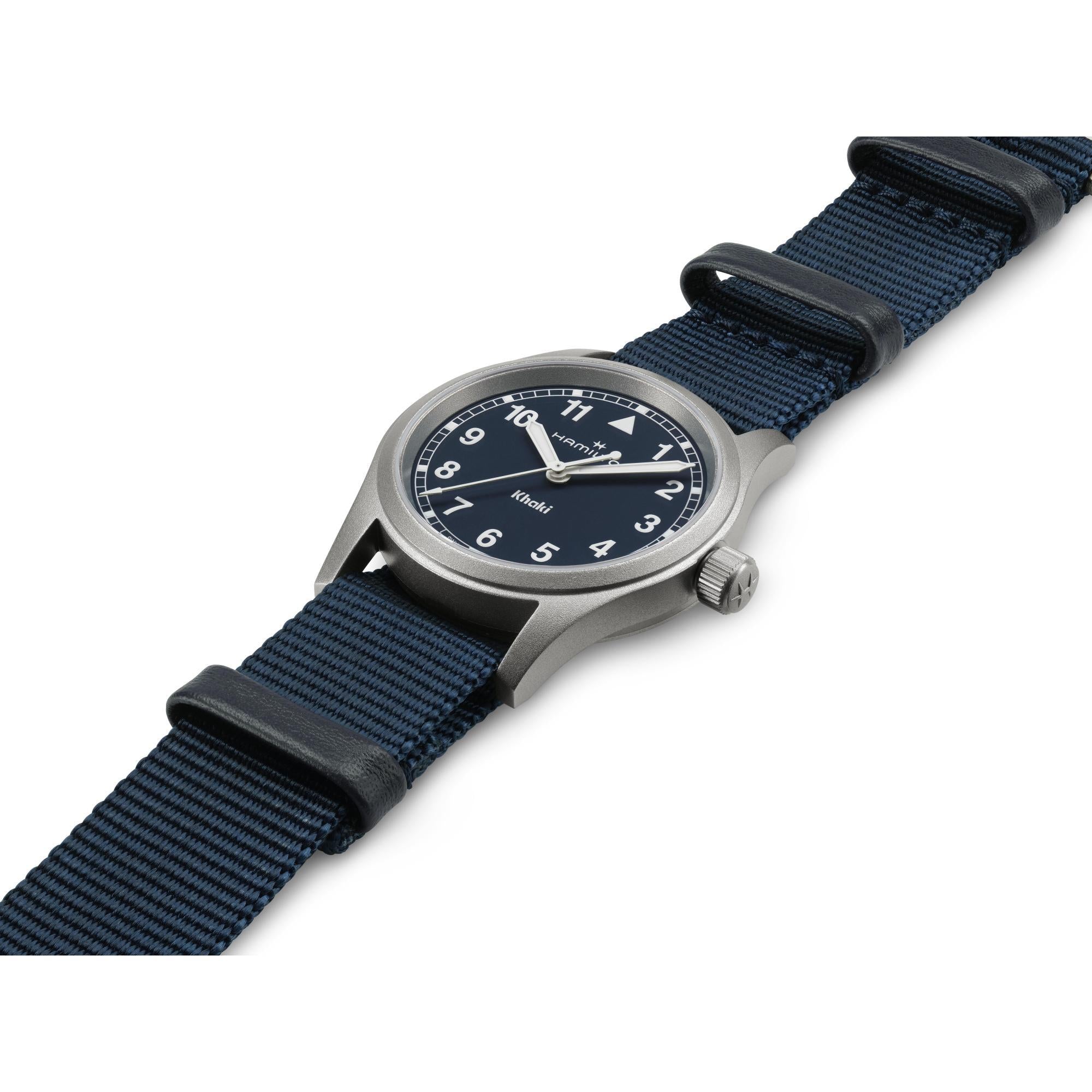 Hamilton Khaki Field H69301940 33mm stainless steel case side profile