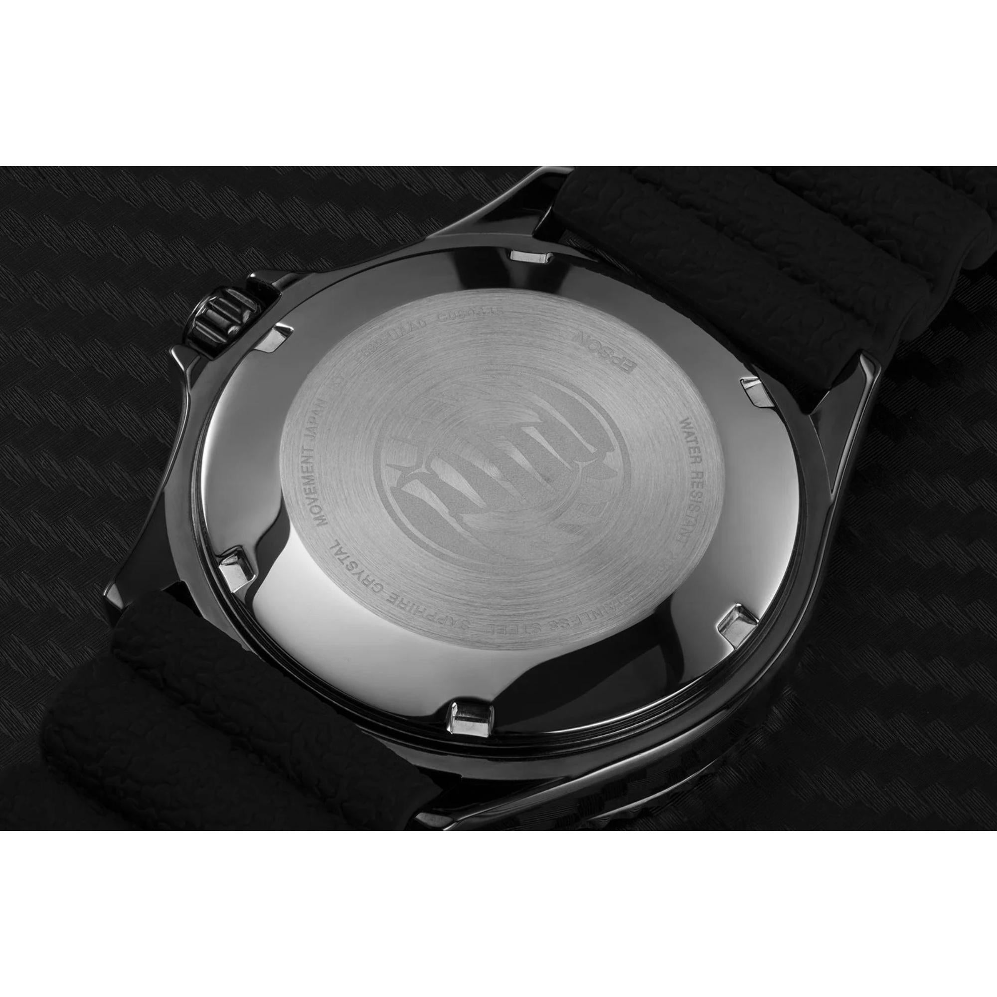 Orient Mako III 42mm Black Dial Silicone Mens Automatic Watch RA-AA0005B19B