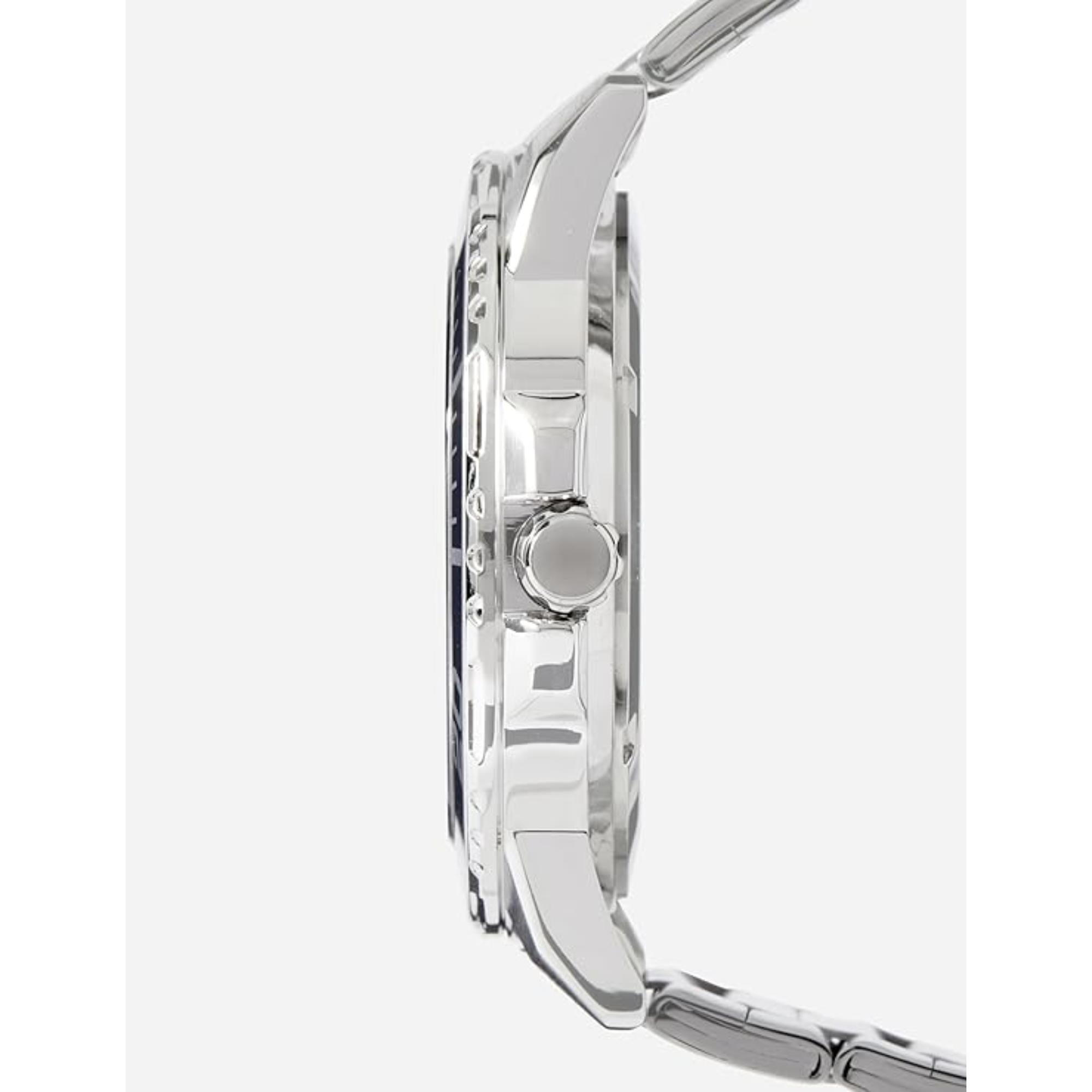 Lorus Blaues Zifferblatt Edelstahlarmband Herren Uhr RH357AX9